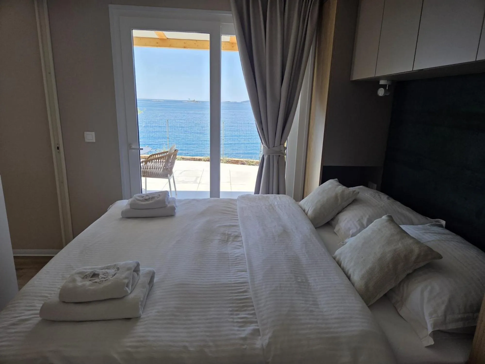 Bedroom, Bed in Lavanda Mobile Homes & Villas