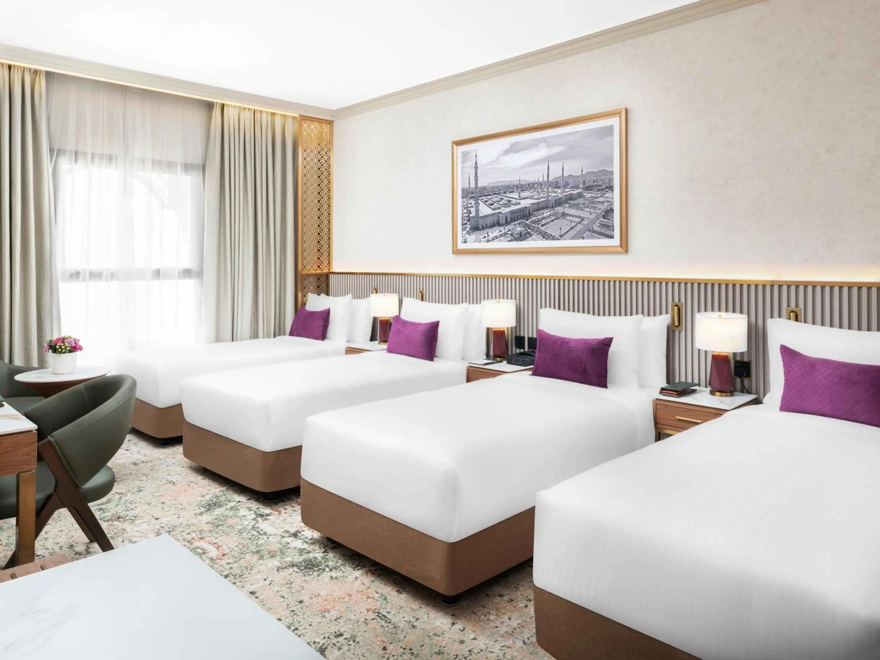 Bed in Elaf Taiba Hotel