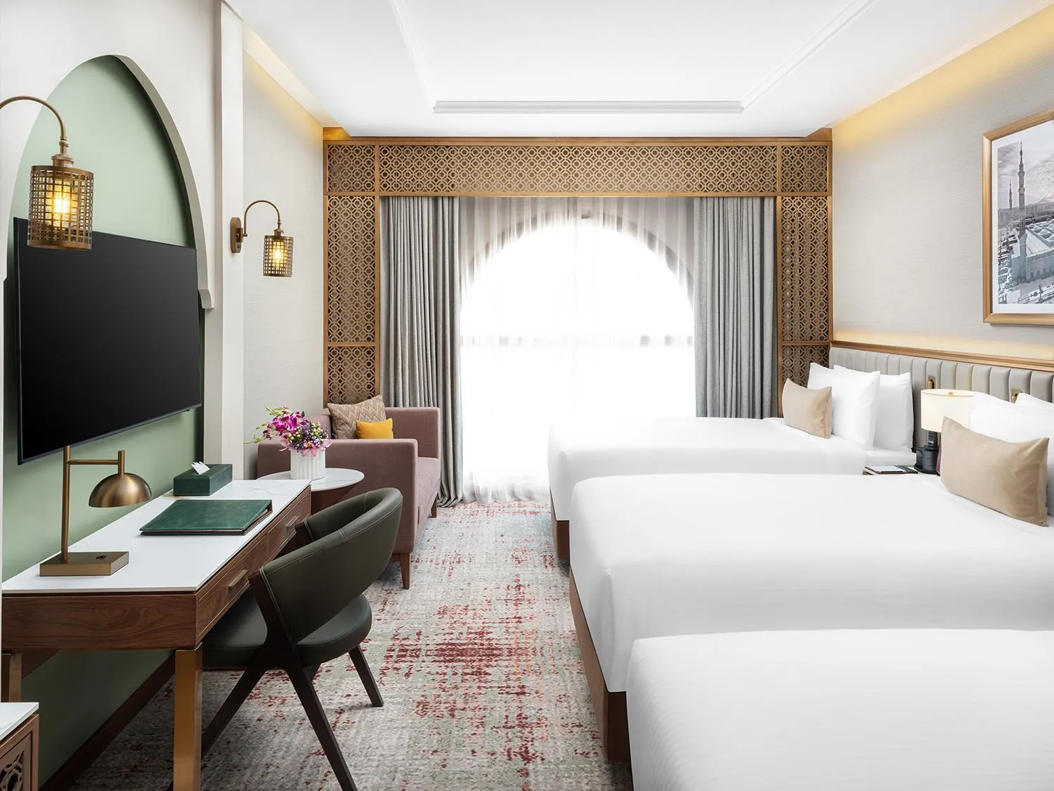 Bedroom, Bed in Elaf Taiba Hotel