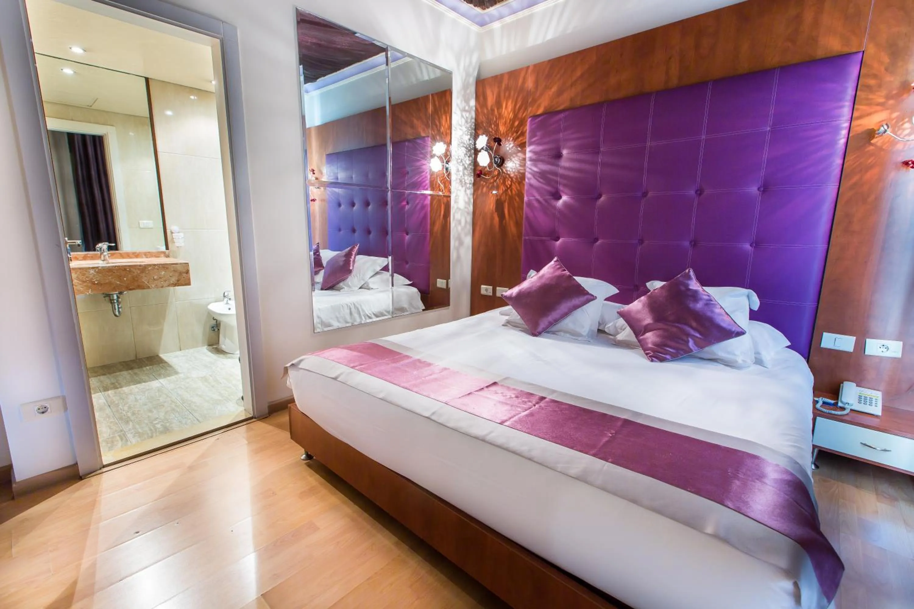 Bed in Princessa Hotel