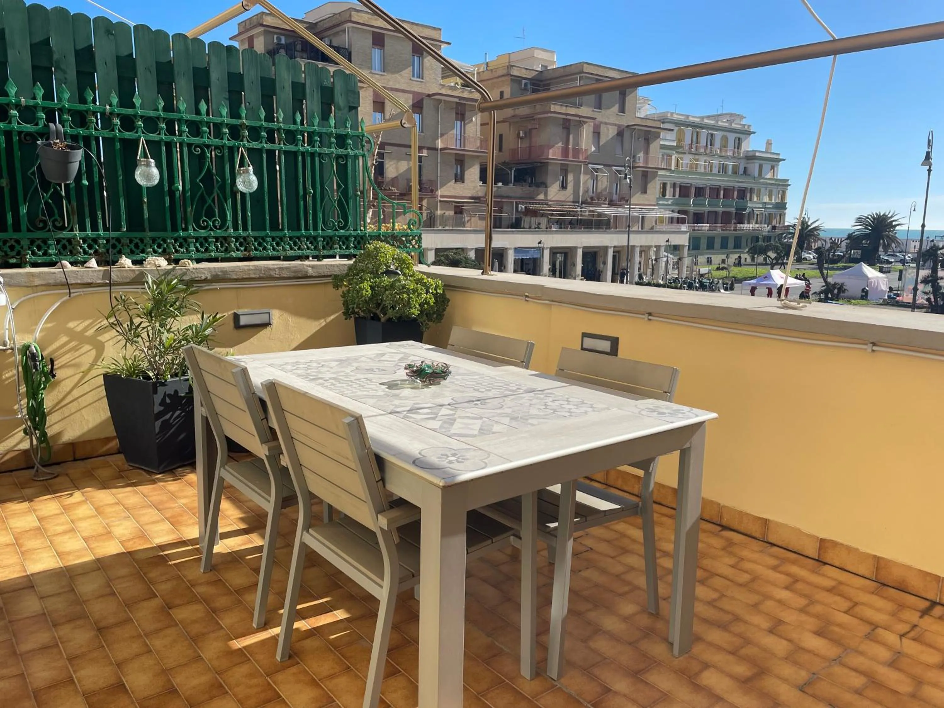 Balcony/Terrace in Appartamento Piazza Anco Marzio