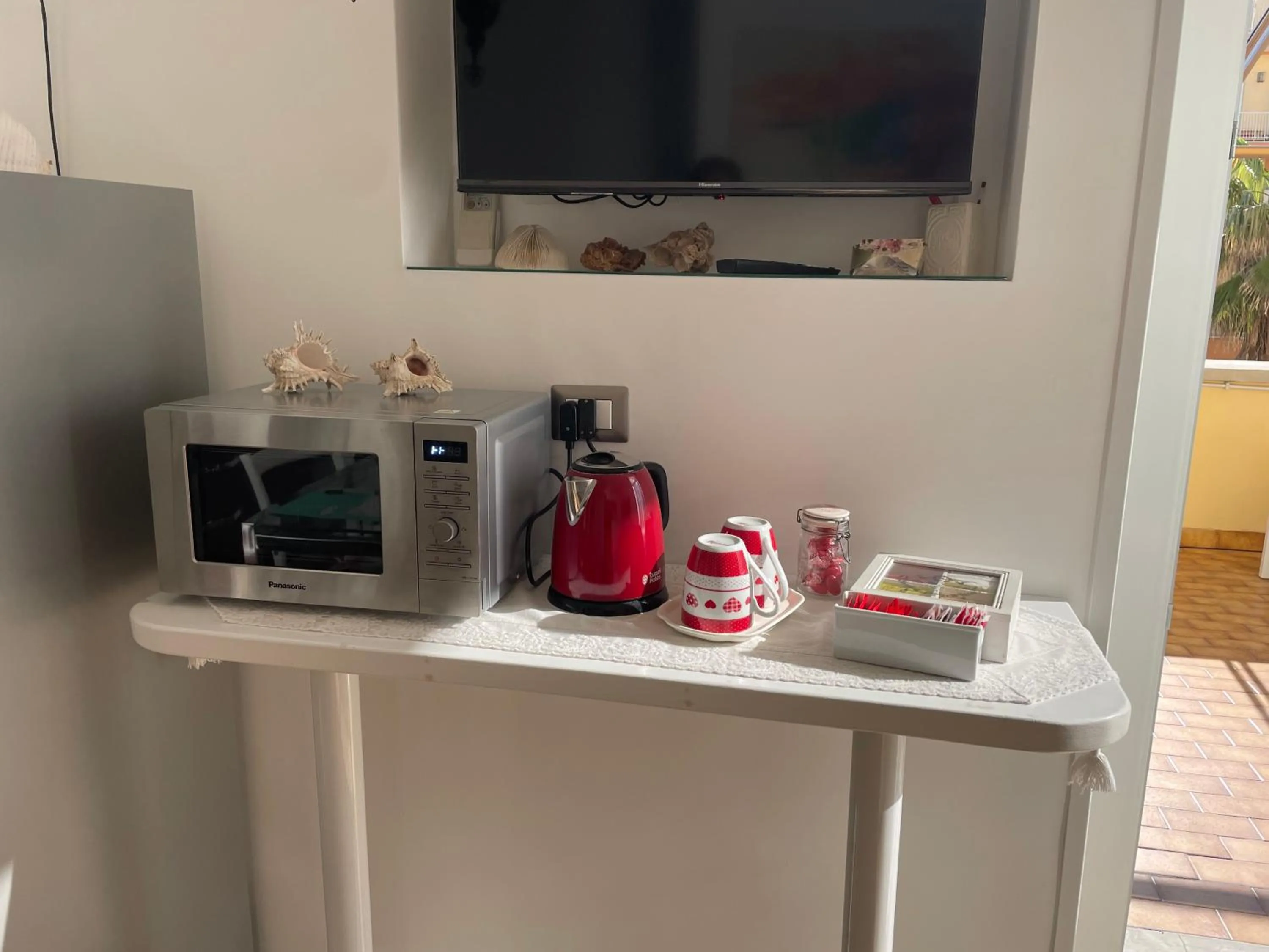 Coffee/tea facilities in Appartamento Piazza Anco Marzio