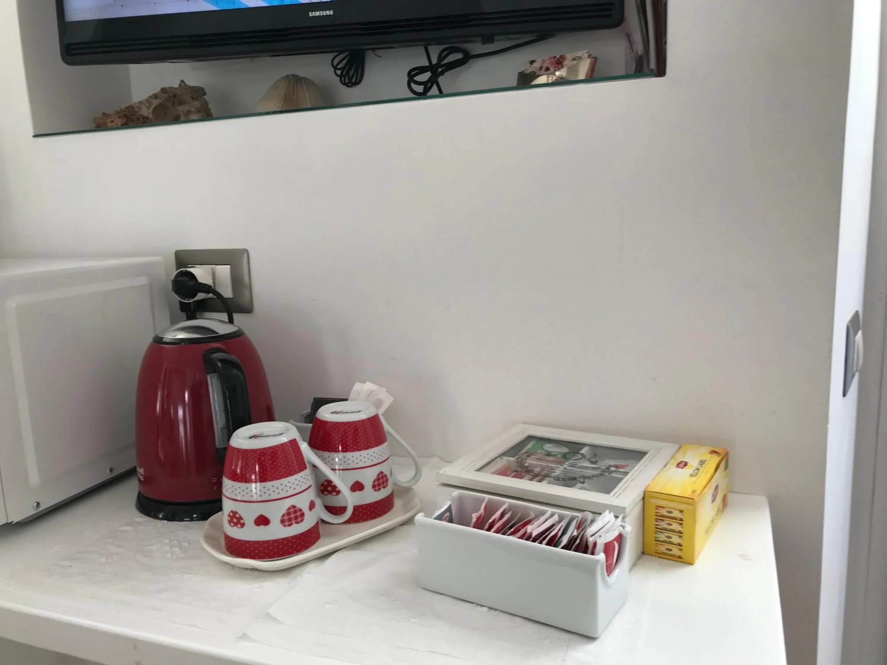Coffee/tea facilities in Appartamento Piazza Anco Marzio