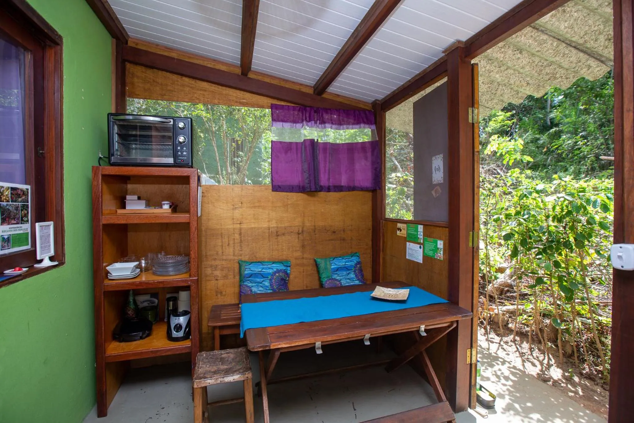 Dining area in Recanto dos Pássaros Zen Apartamentos em meio de Natureza