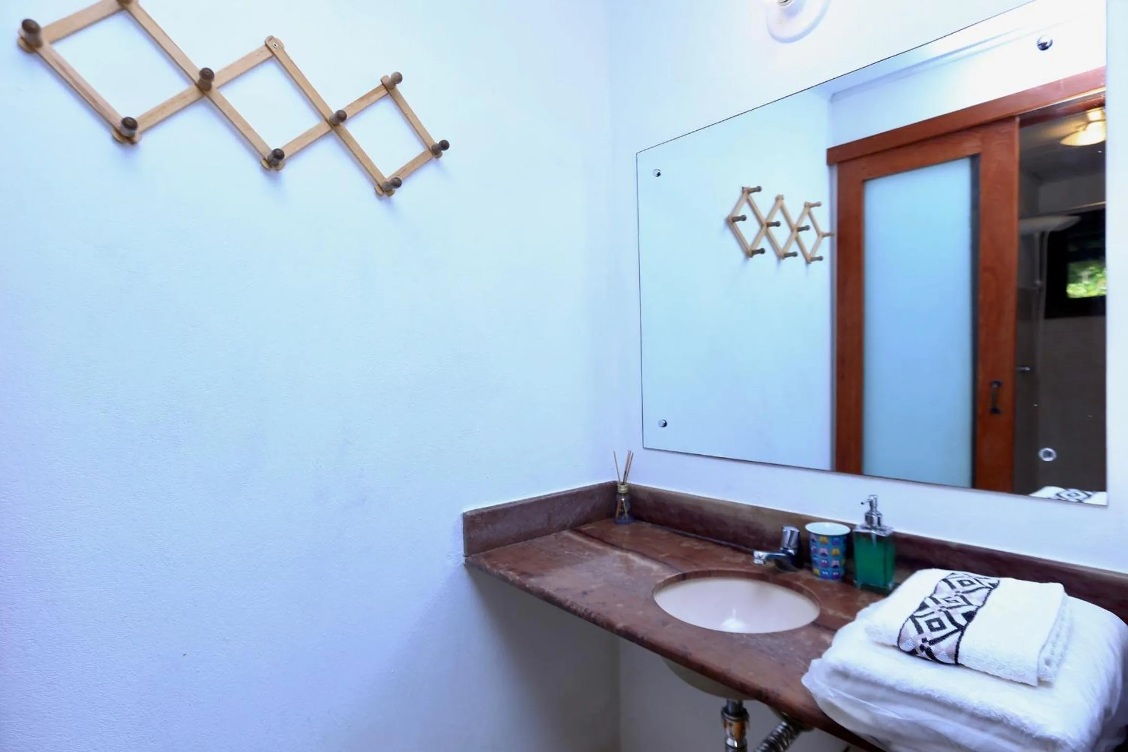 Bathroom in Recanto dos Pássaros Zen Apartamentos em meio de Natureza