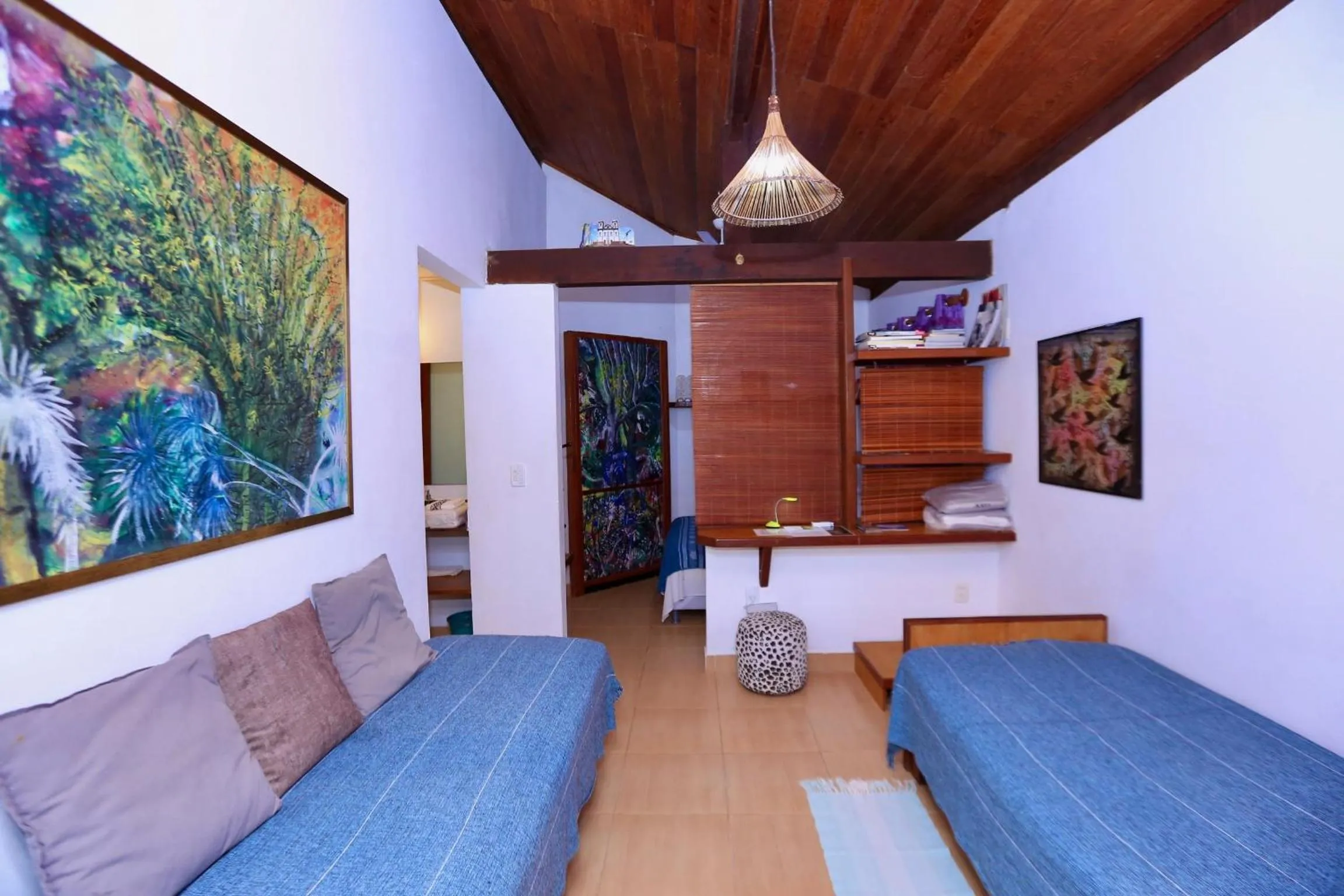 Bedroom, Bed in Recanto dos Pássaros Zen Apartamentos em meio de Natureza