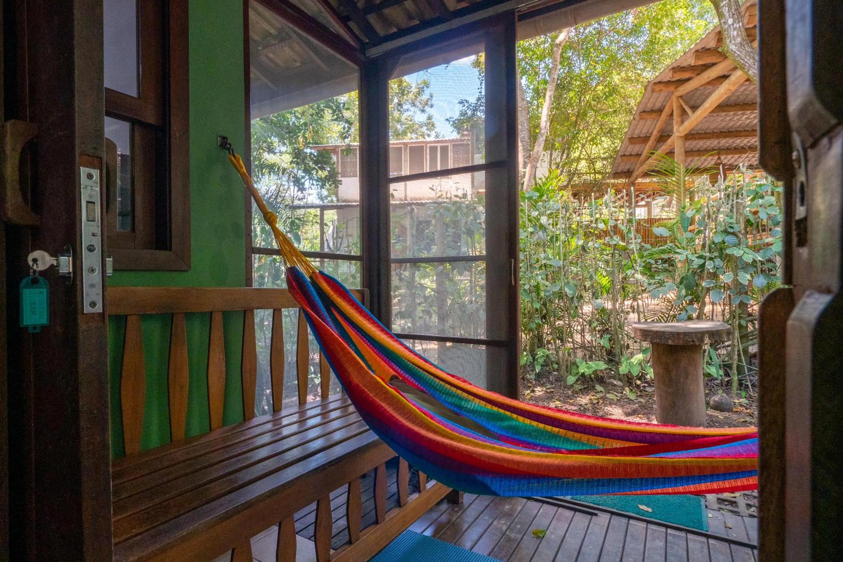 Patio in Recanto dos Pássaros Zen Apartamentos em meio de Natureza