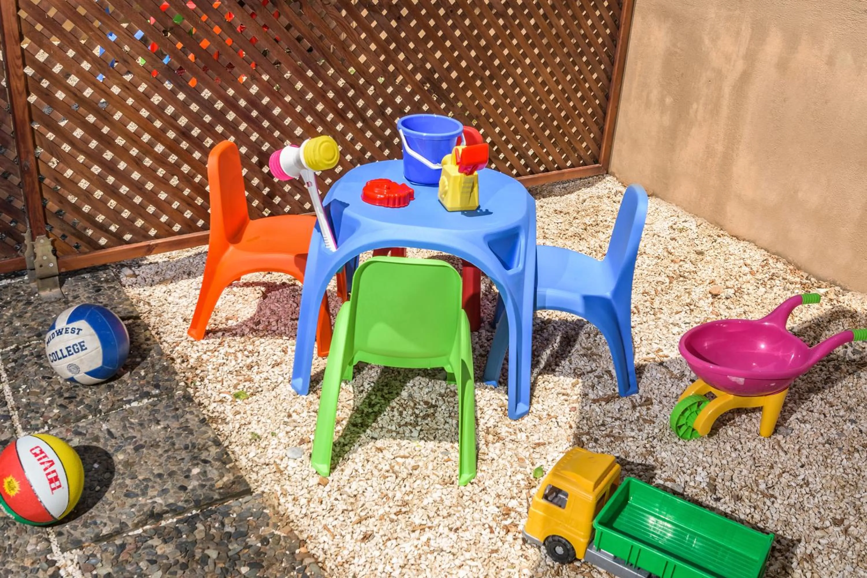 Garden view in Aloe Apartments