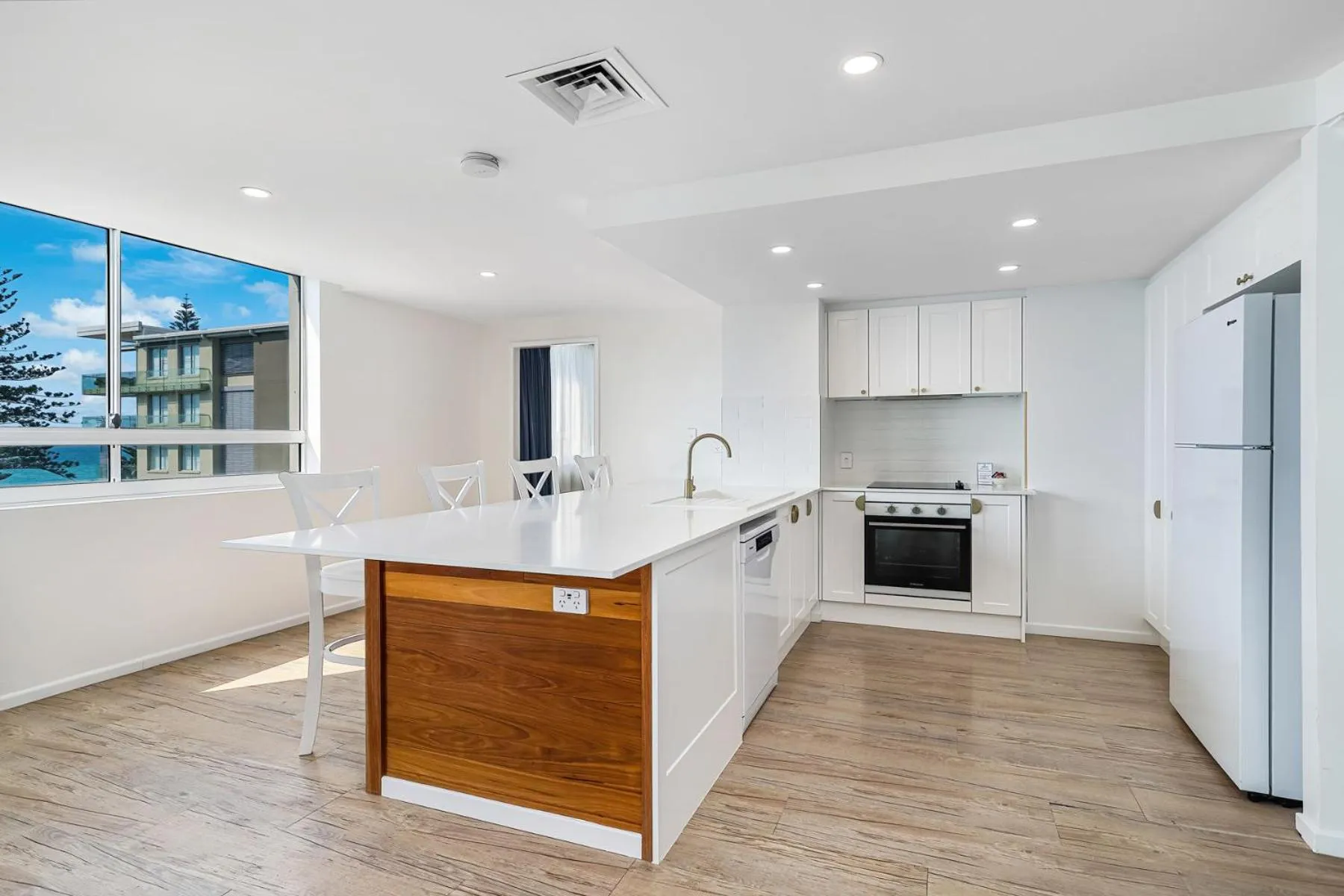 kitchen in Kirra Beach Apartments
