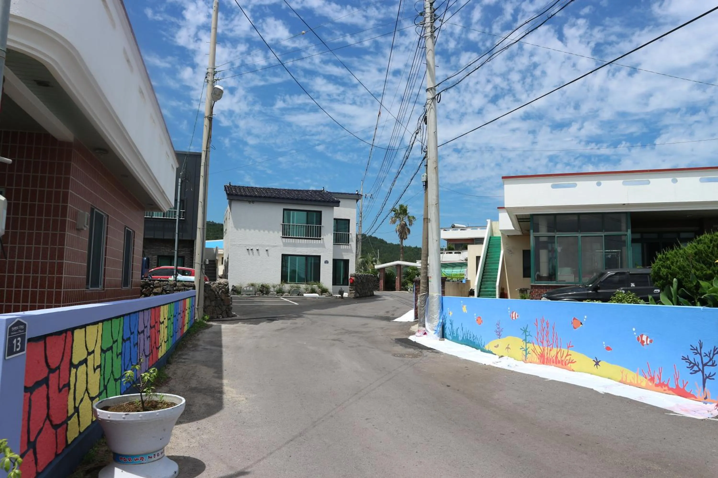 Street view in Blue Island Guesthouse