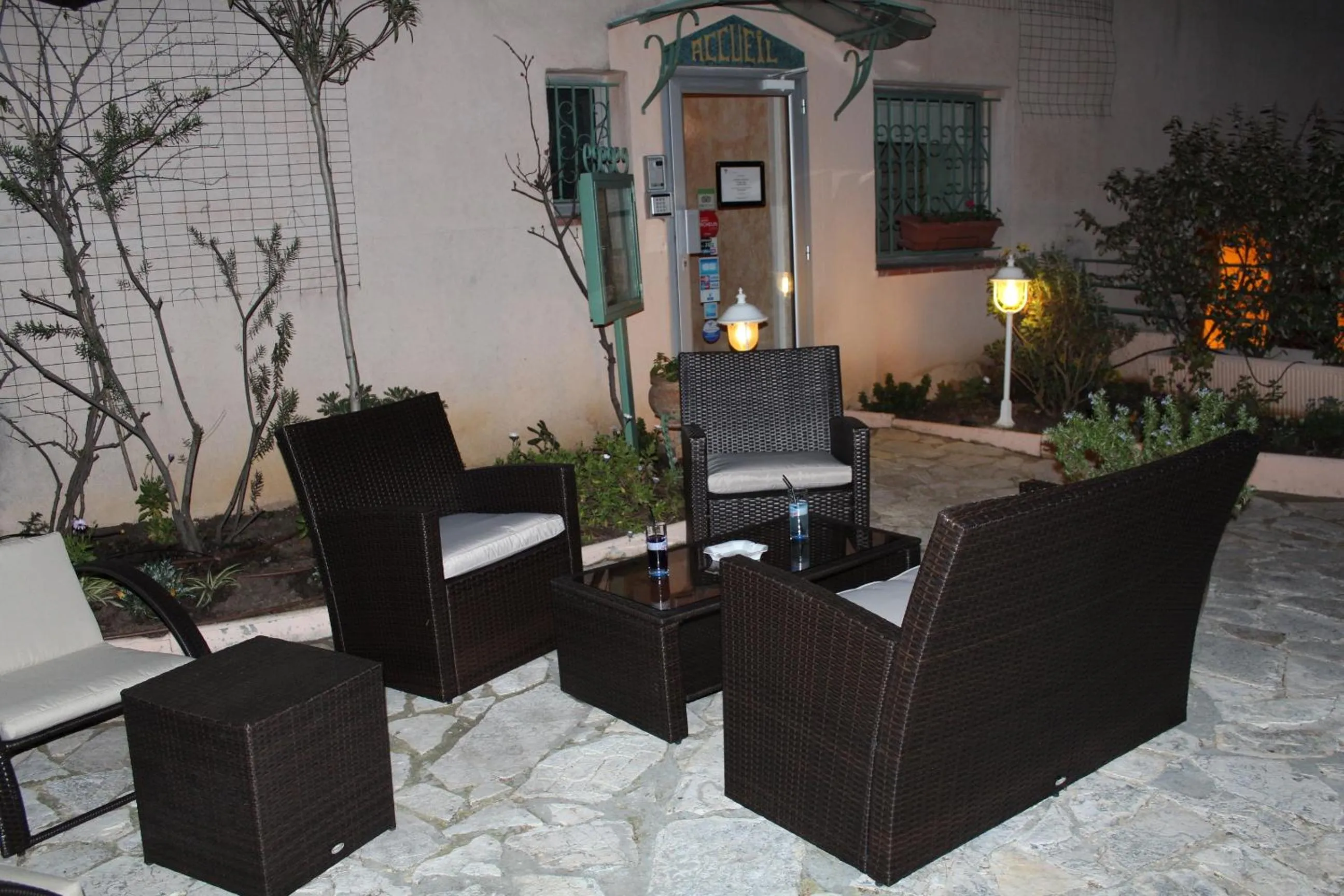 Balcony/Terrace in Hôtel Le Clos des Pins