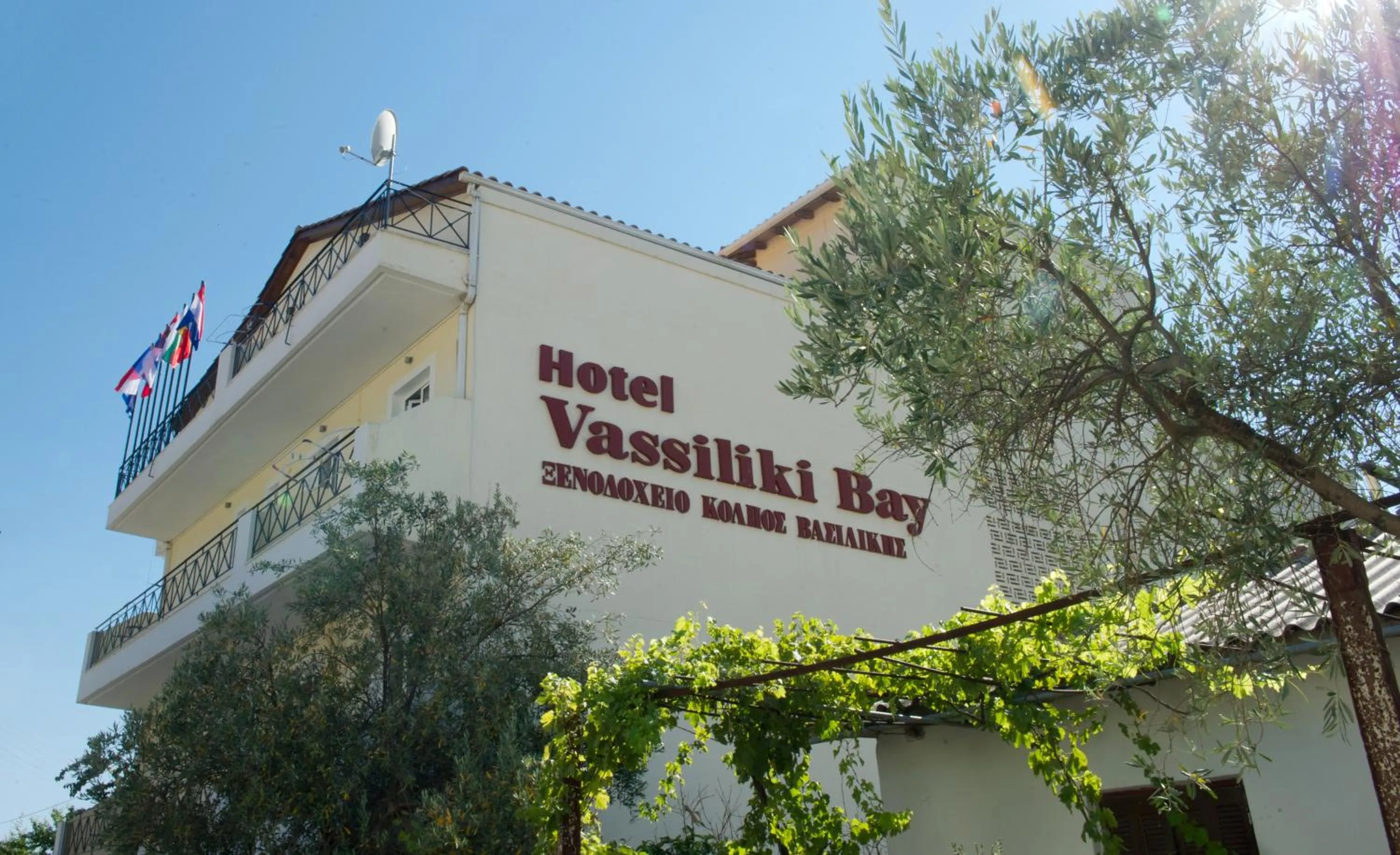 Property building in Vassiliki Bay Hotel