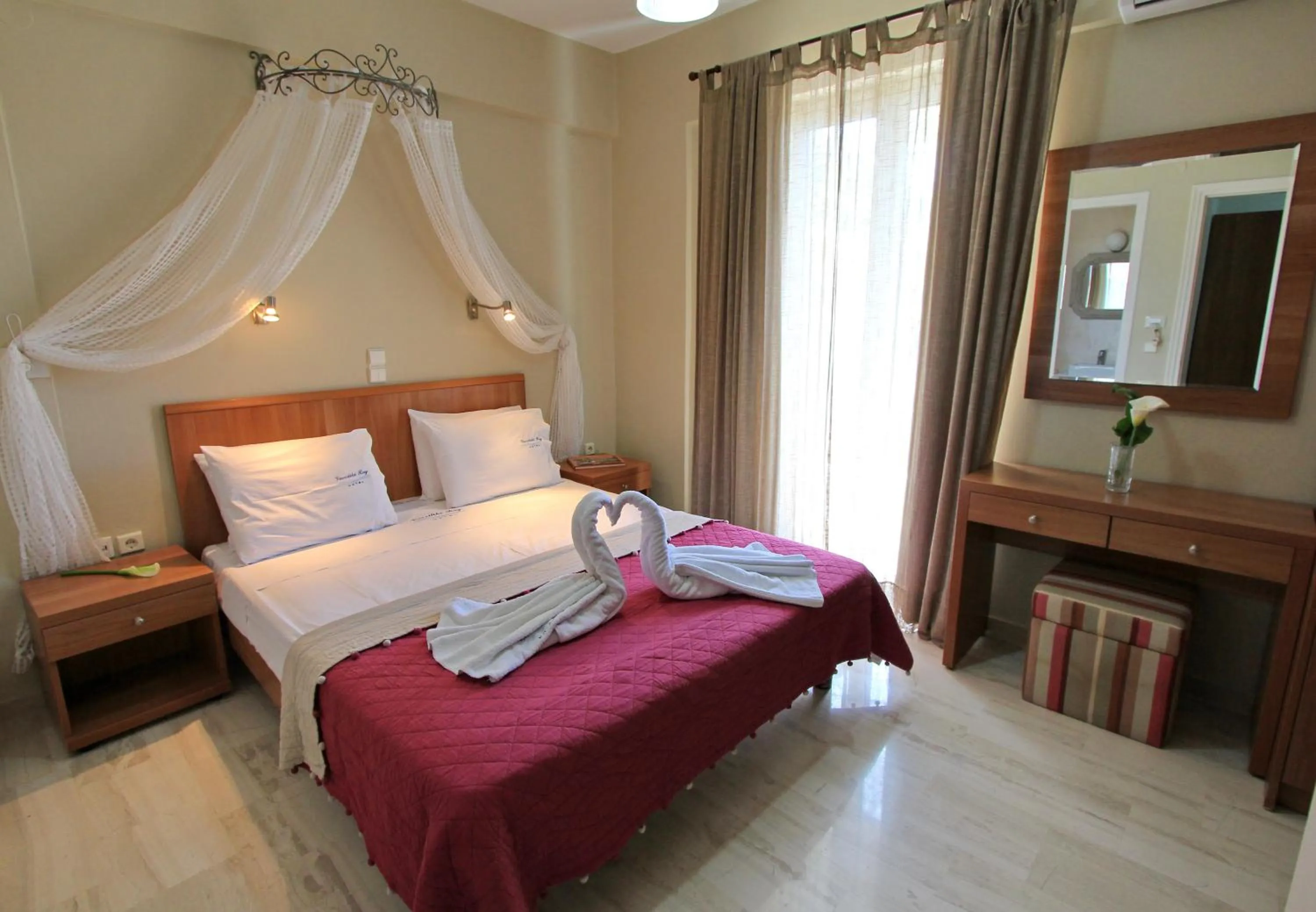 Photo of the whole room, Bed in Vassiliki Bay Hotel