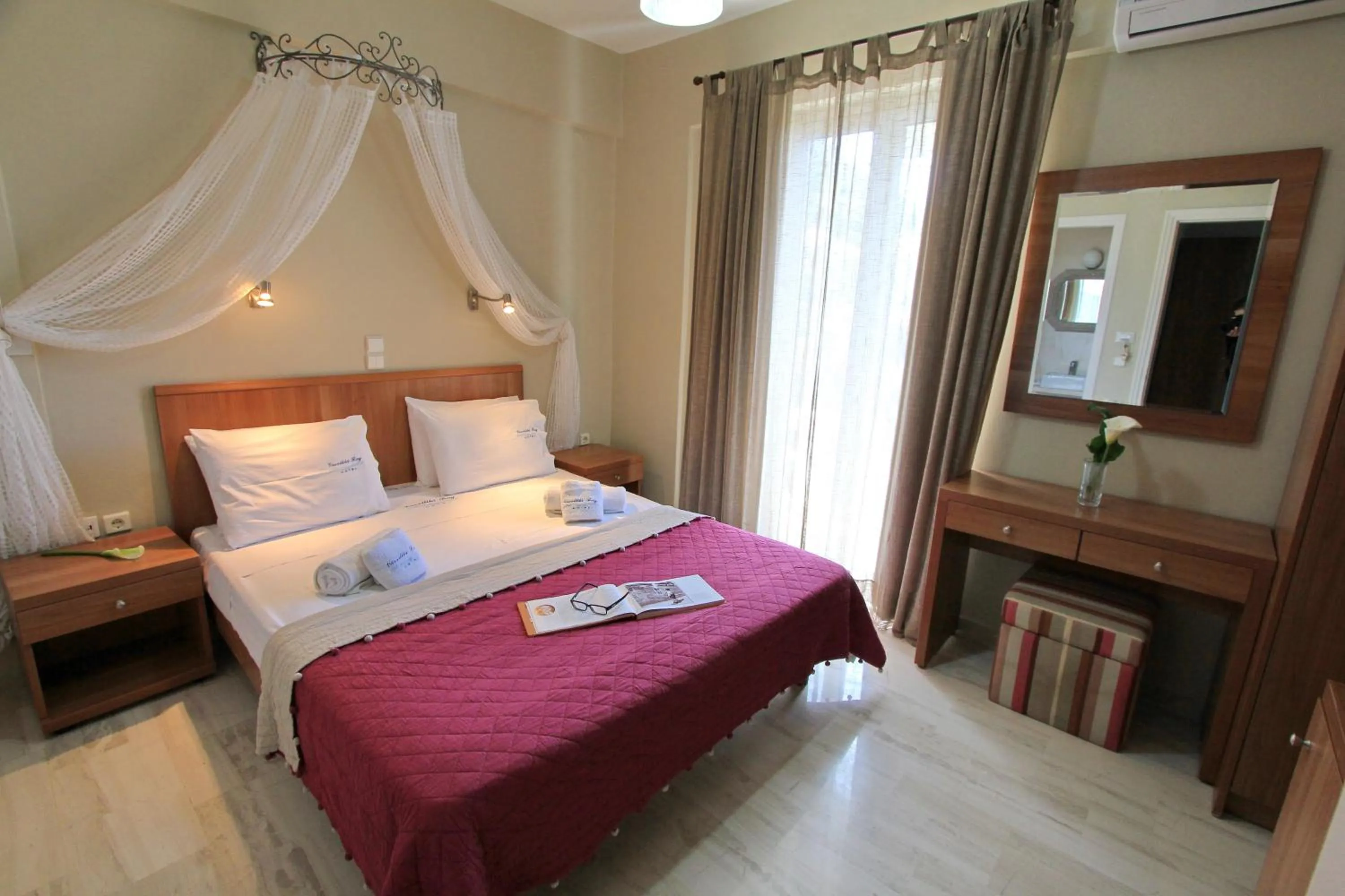 Photo of the whole room, Bed in Vassiliki Bay Hotel
