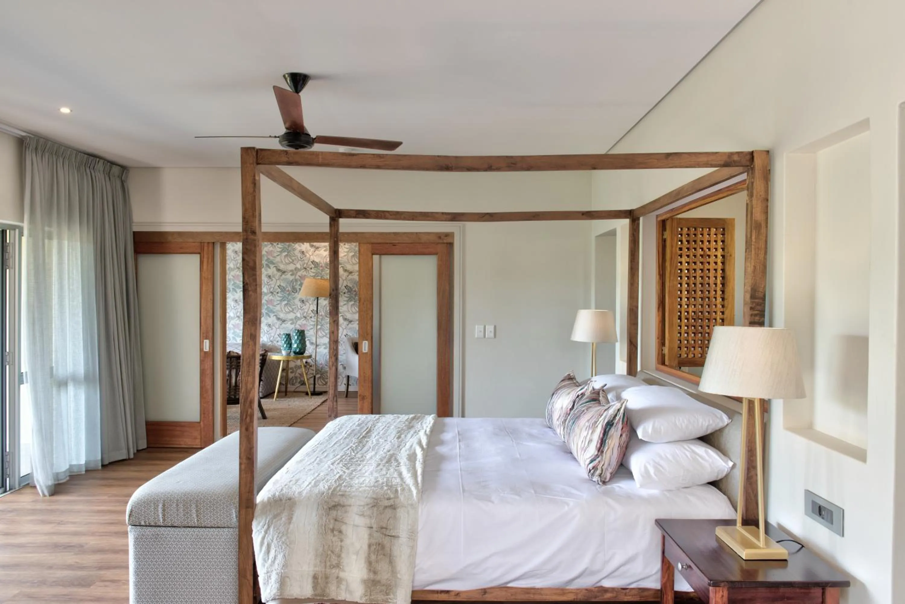 Bed in Ghost Mountain Inn