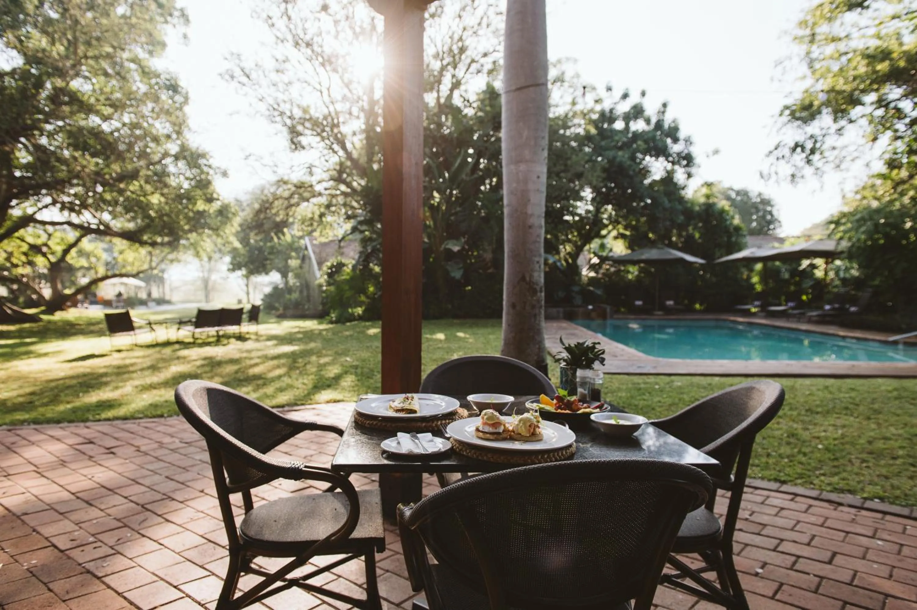 Garden in Ghost Mountain Inn