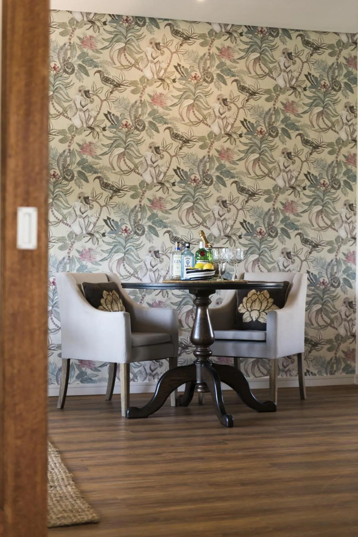 Living room in Ghost Mountain Inn