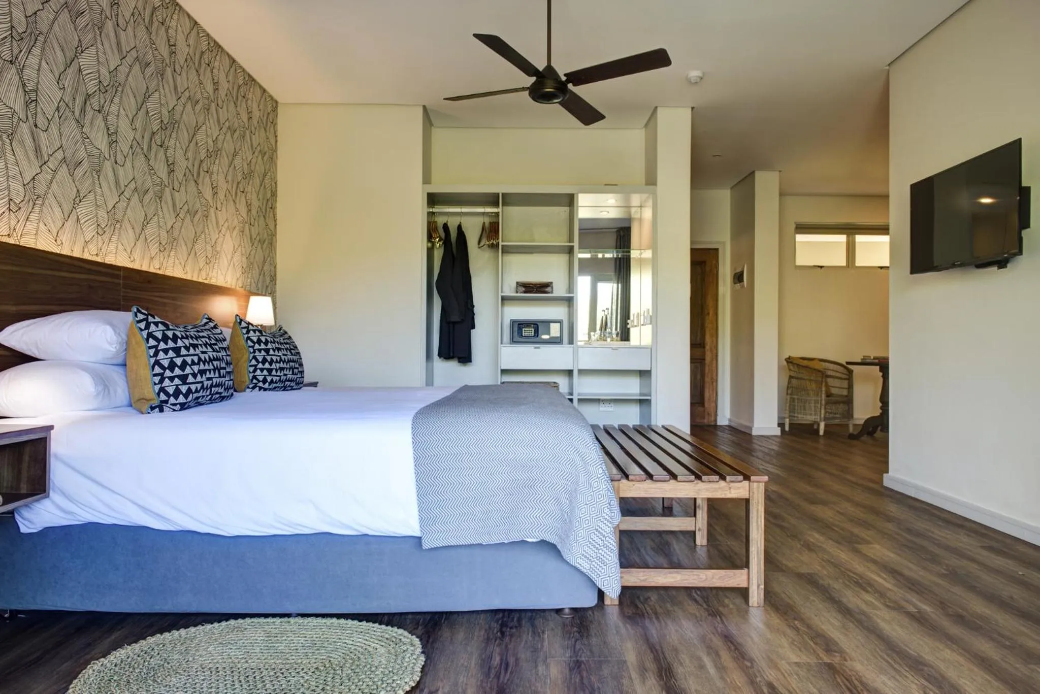 Bed in Ghost Mountain Inn