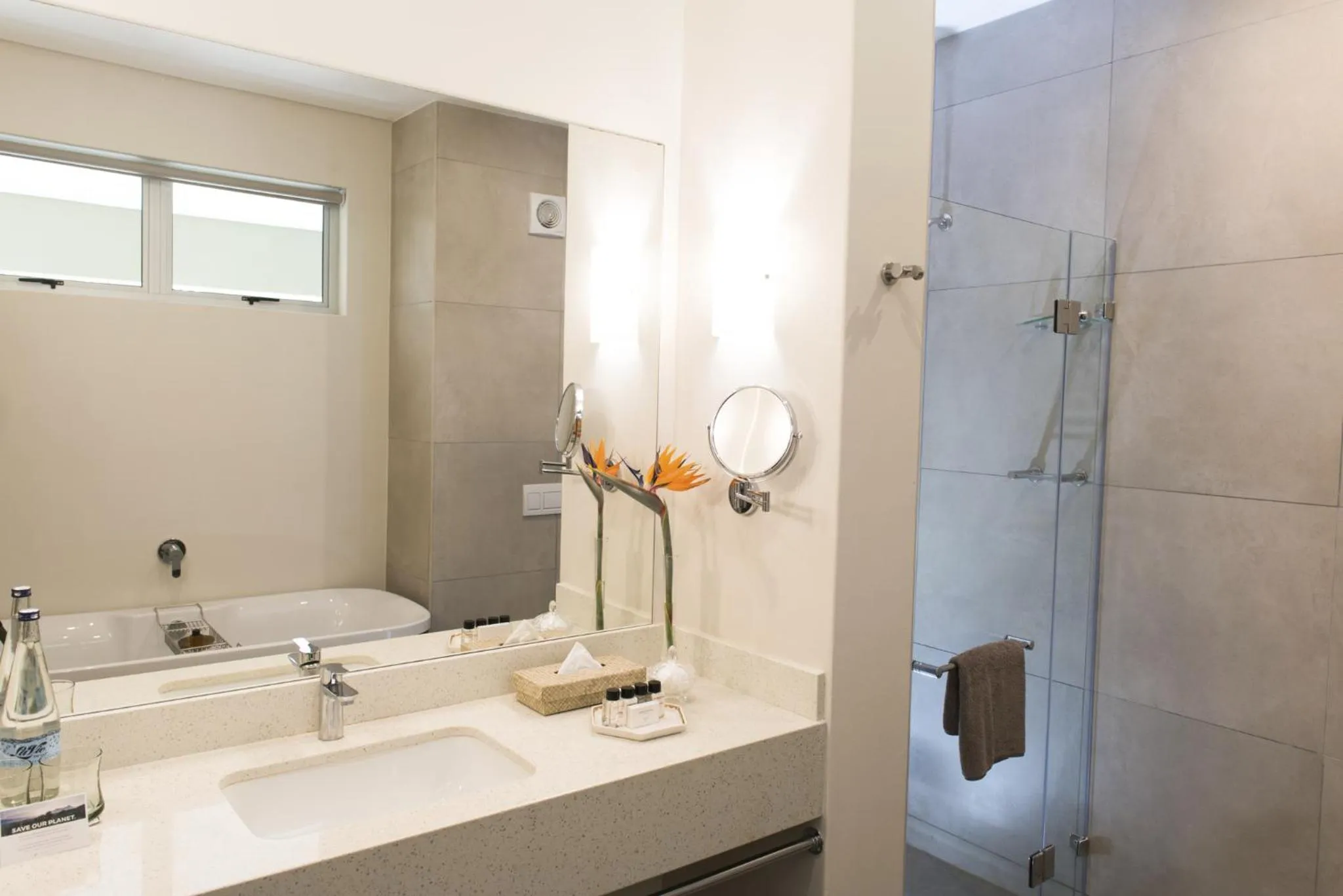 Shower in Ghost Mountain Inn