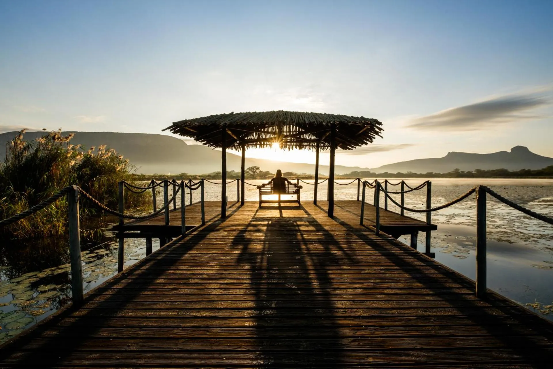 Lake view in Ghost Mountain Inn
