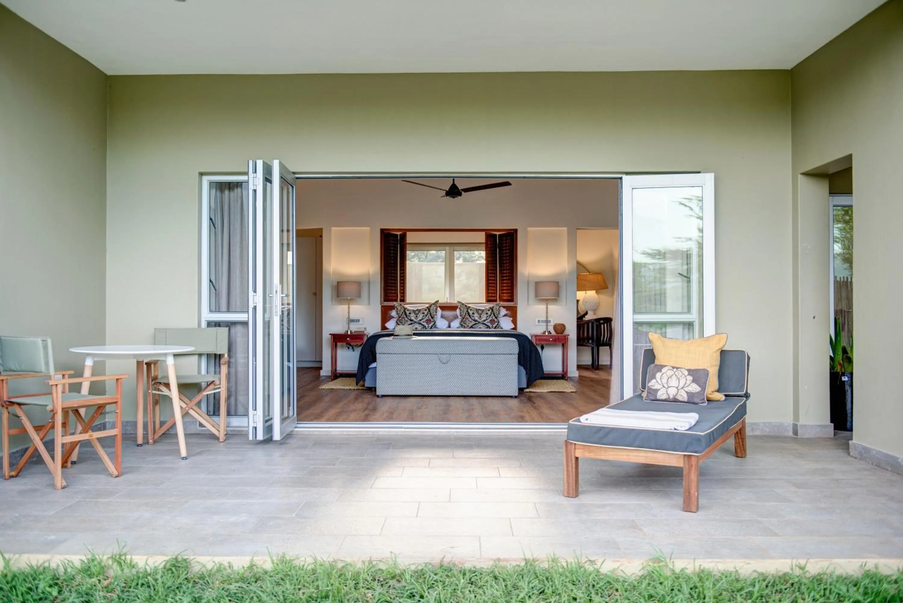 Patio in Ghost Mountain Inn