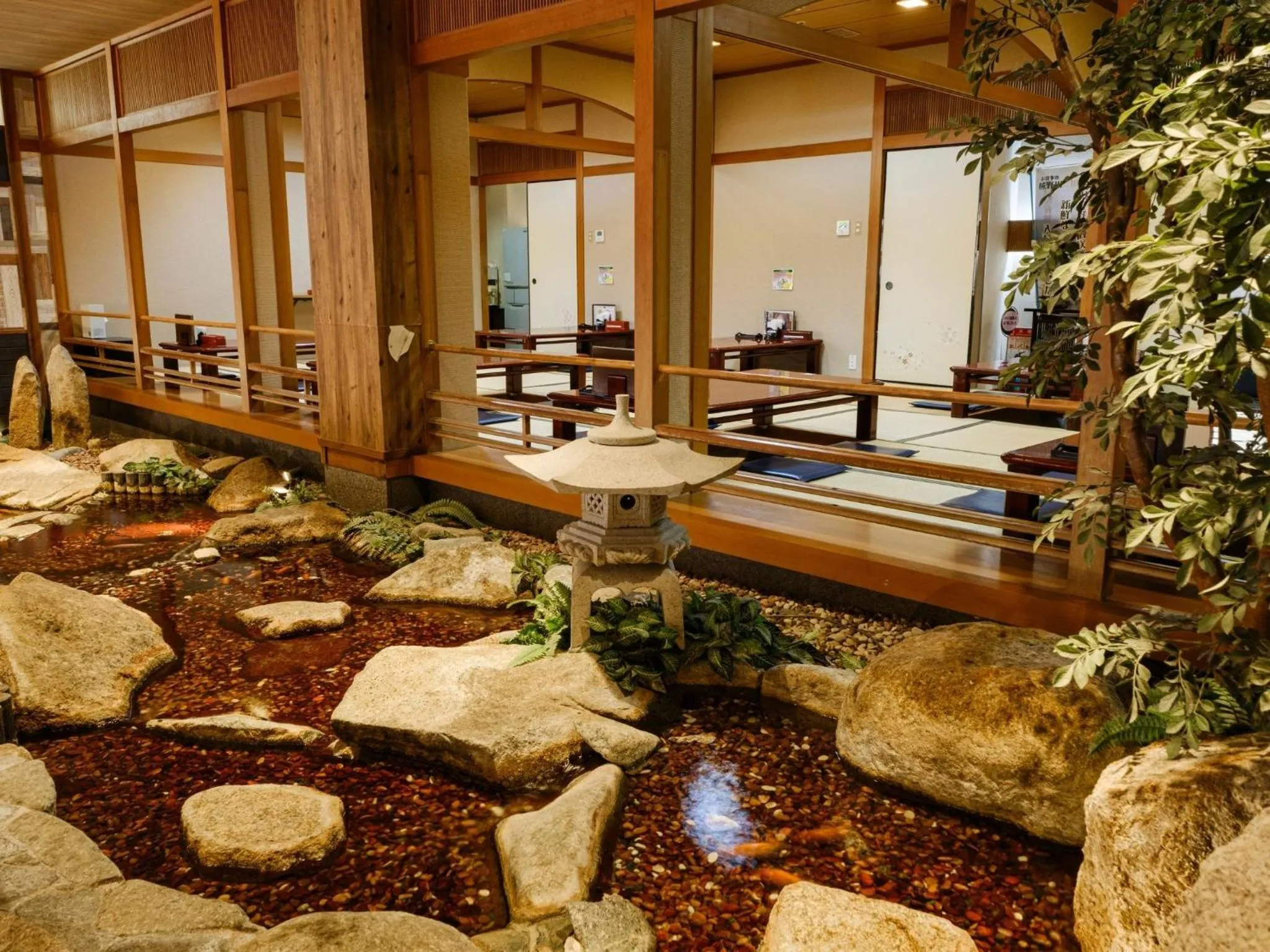 Restaurant/places to eat in Sagayamato Onsen Hotel Amandi
