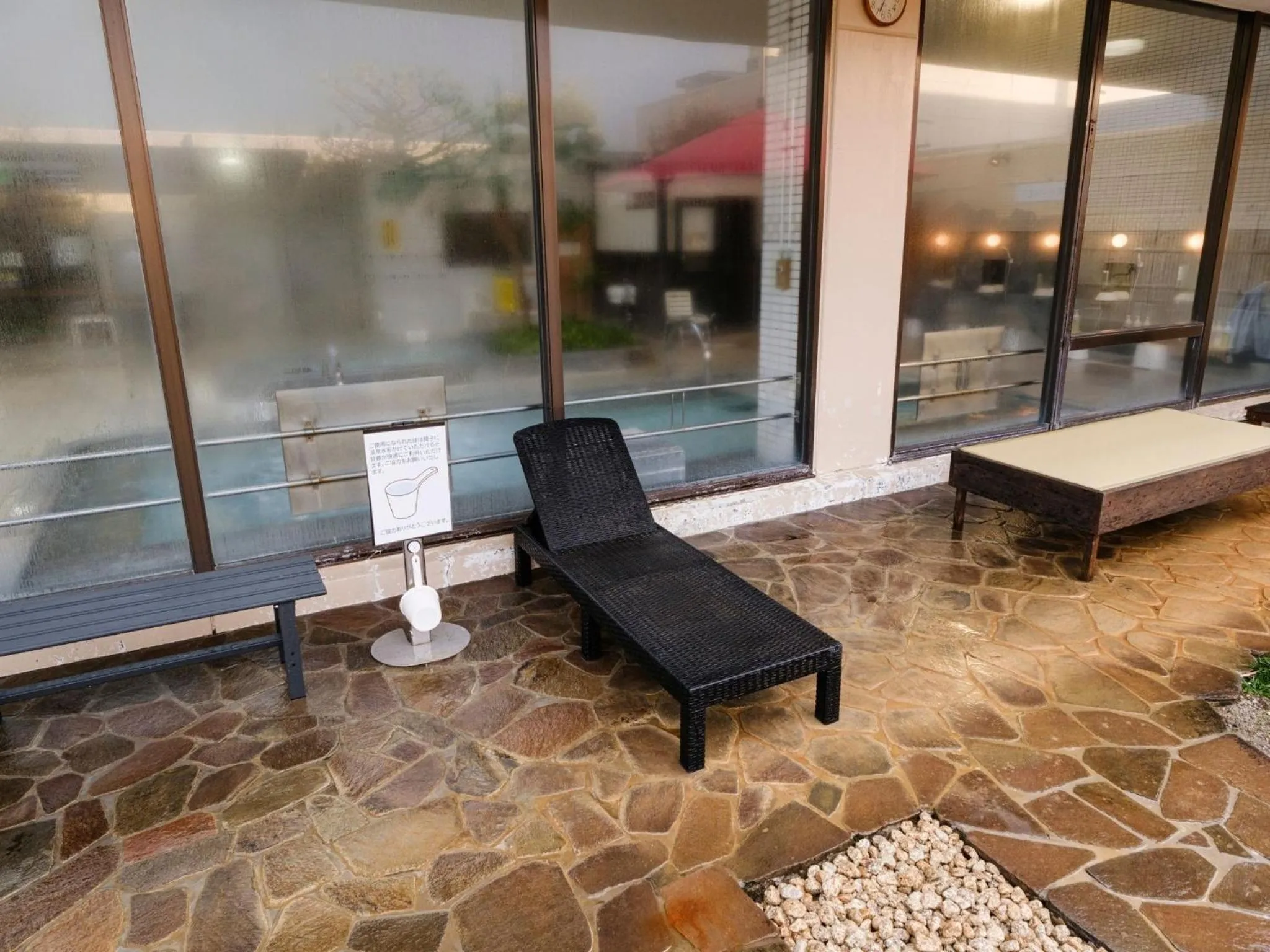 Open Air Bath in Sagayamato Onsen Hotel Amandi