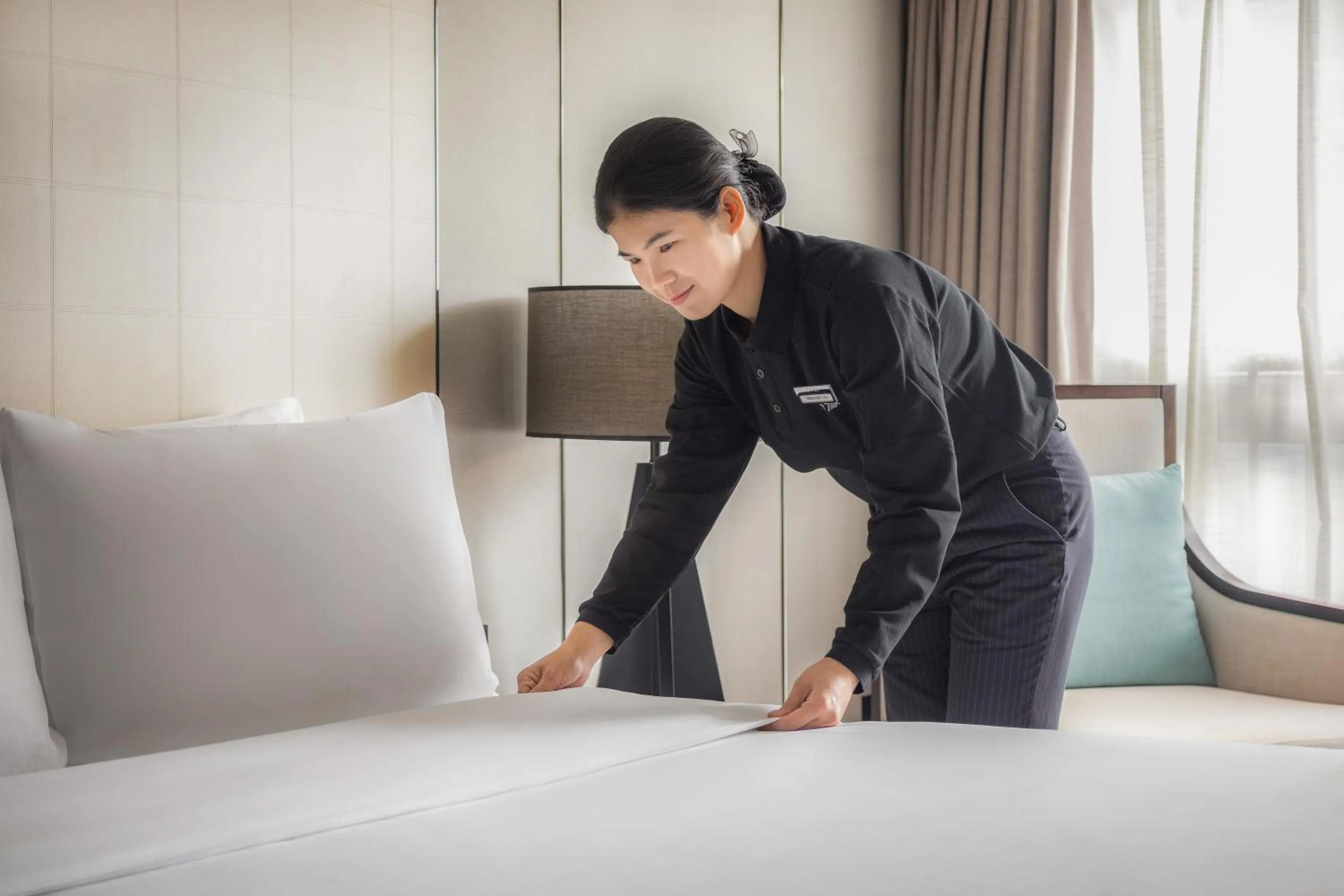 Staff in Zhonghao International Hotel