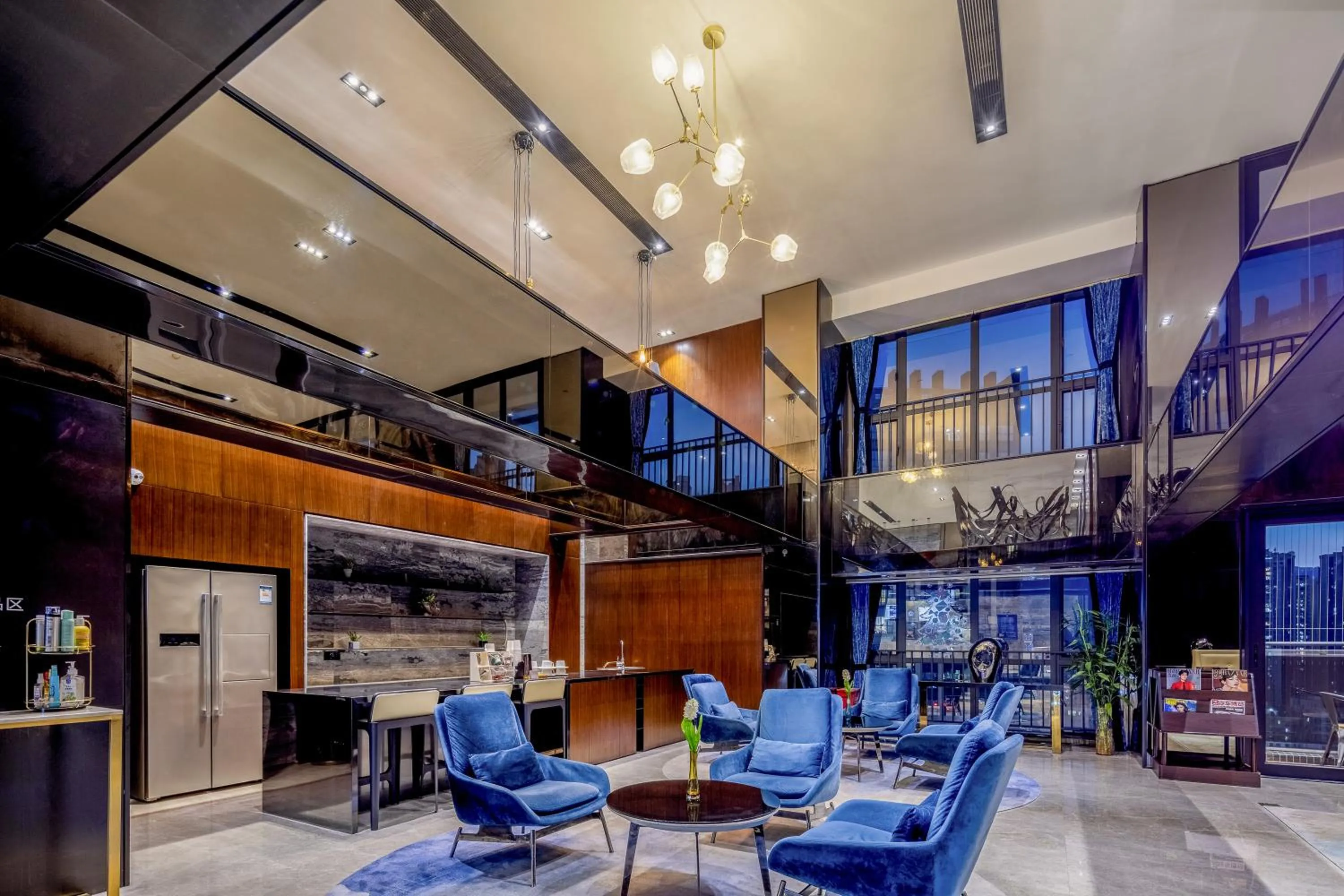 Seating area in Zhonghao International Hotel