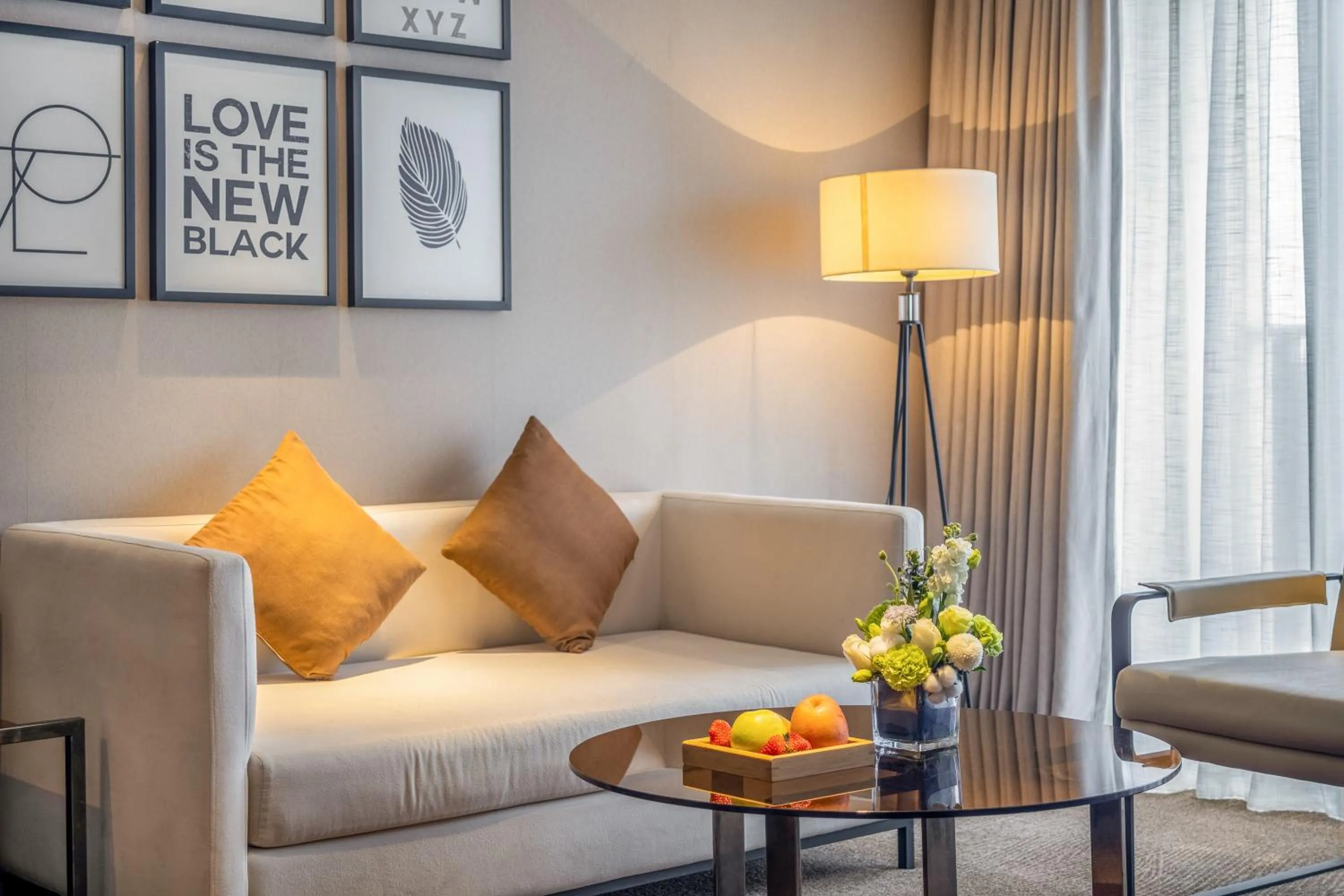 Living room in Zhonghao International Hotel