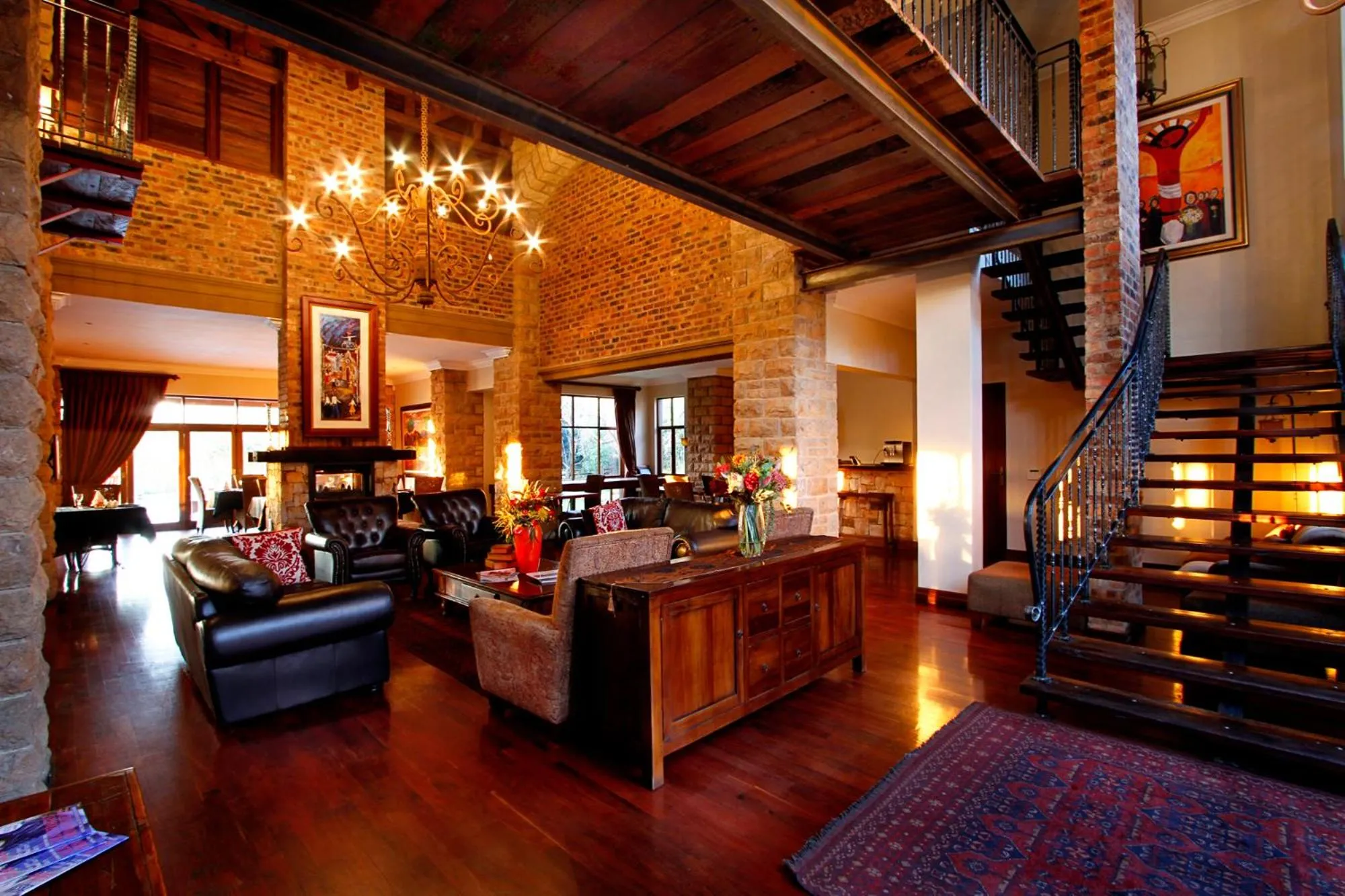 Living room in Afrique Boutique Ruimsig