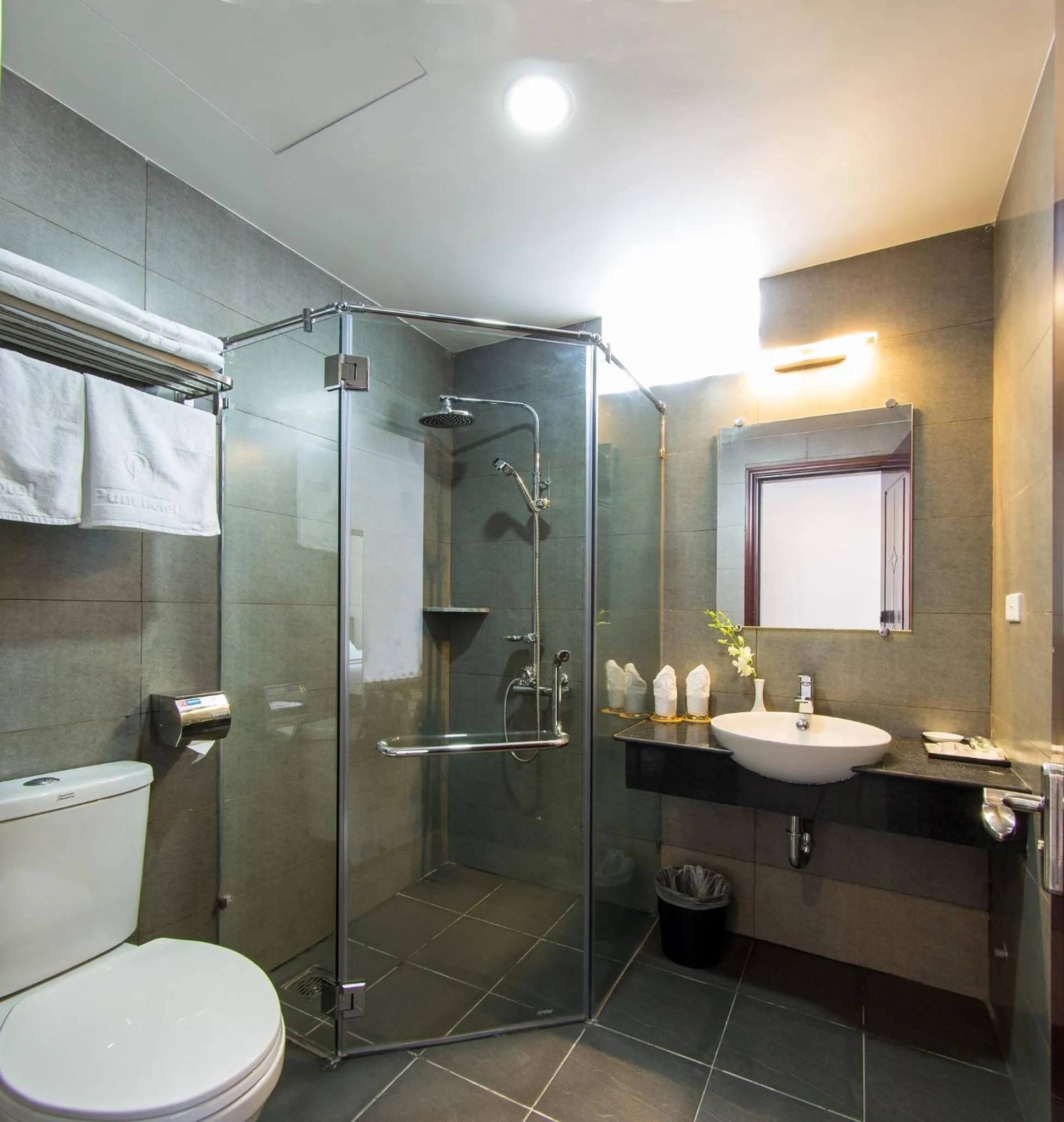 Shower in Punt Hotel