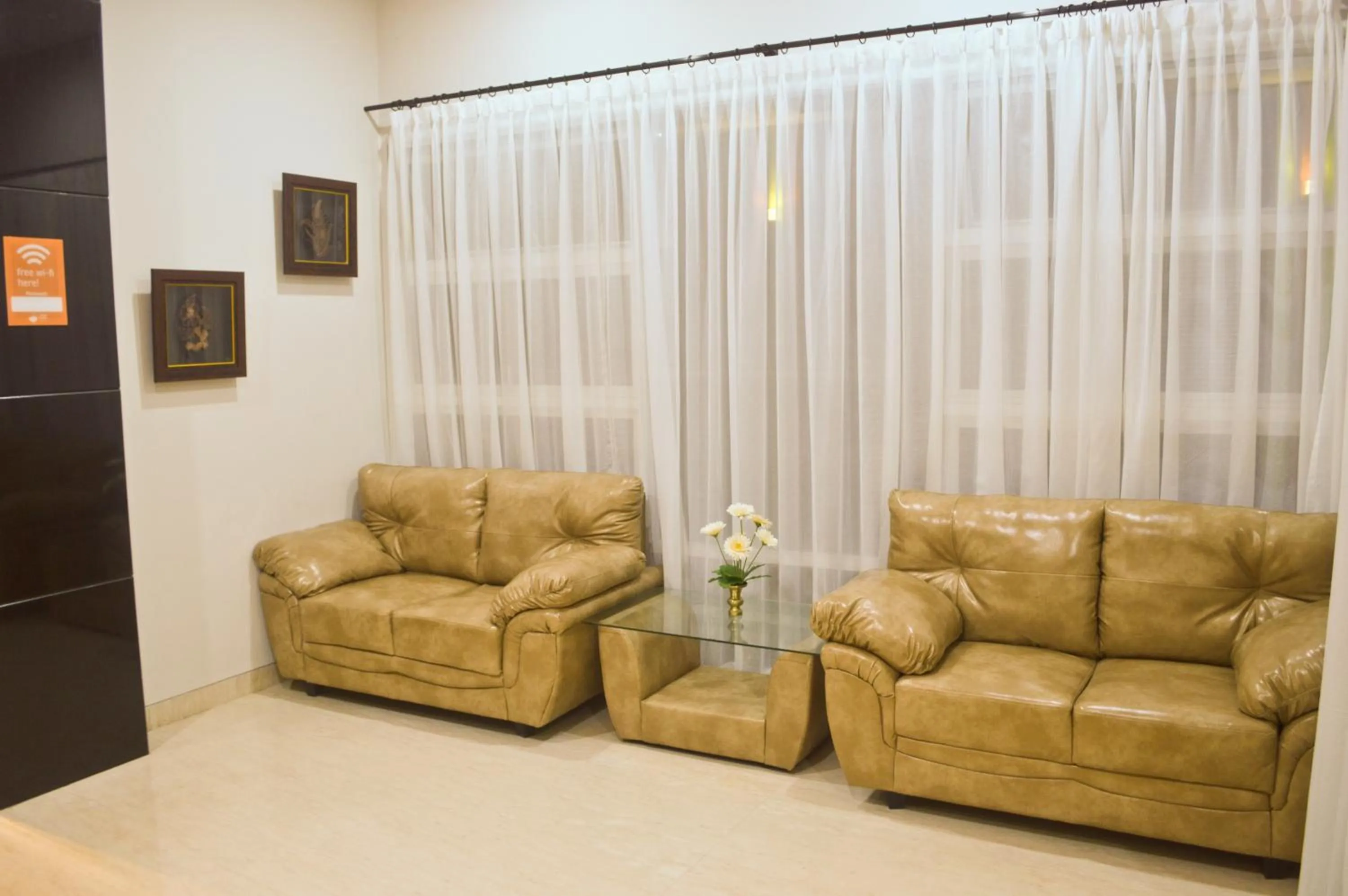 Living room in The Cabin Tanjung Hotel Wonosobo