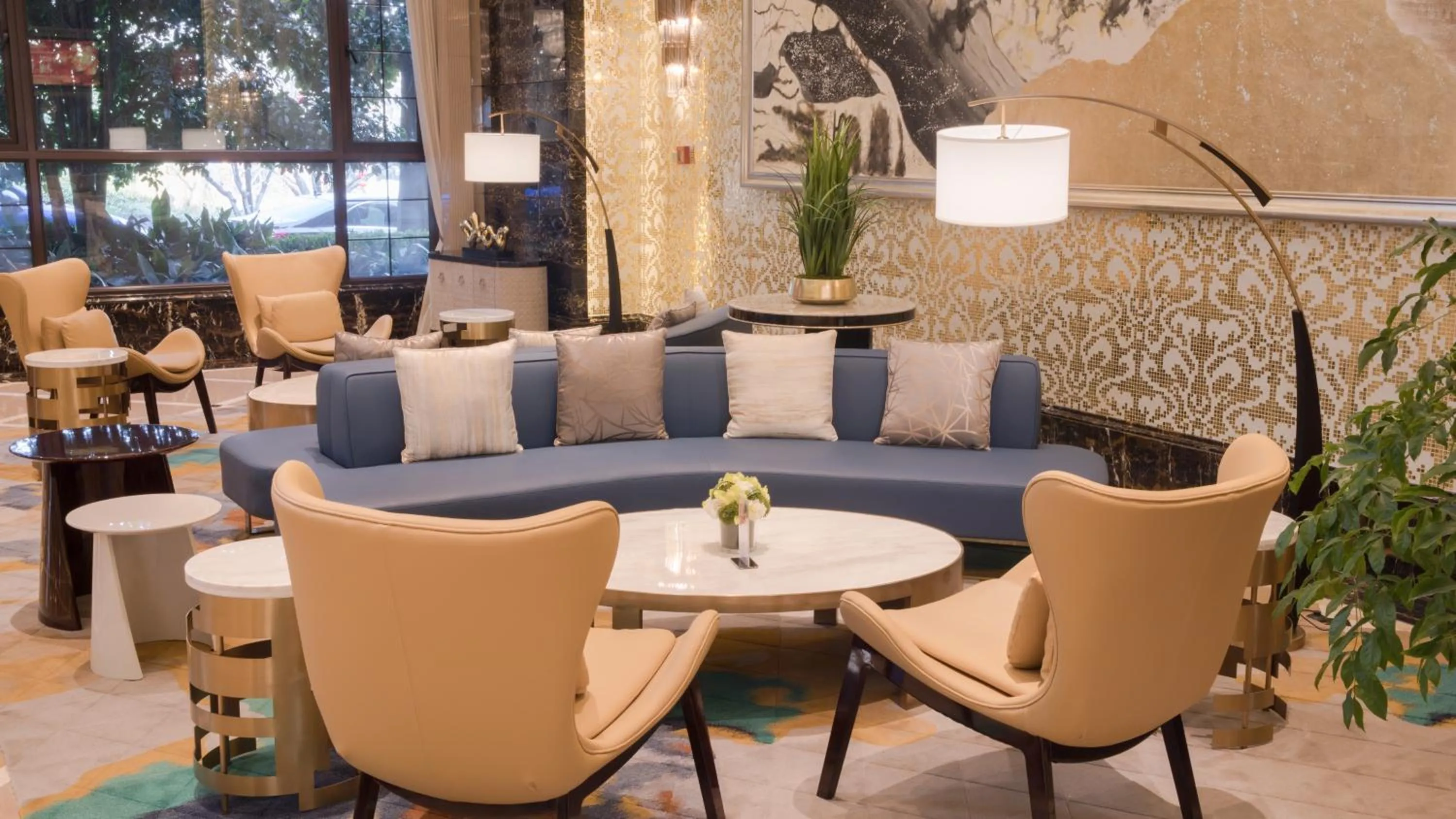 Seating area in Chateau Star River Pudong Shanghai