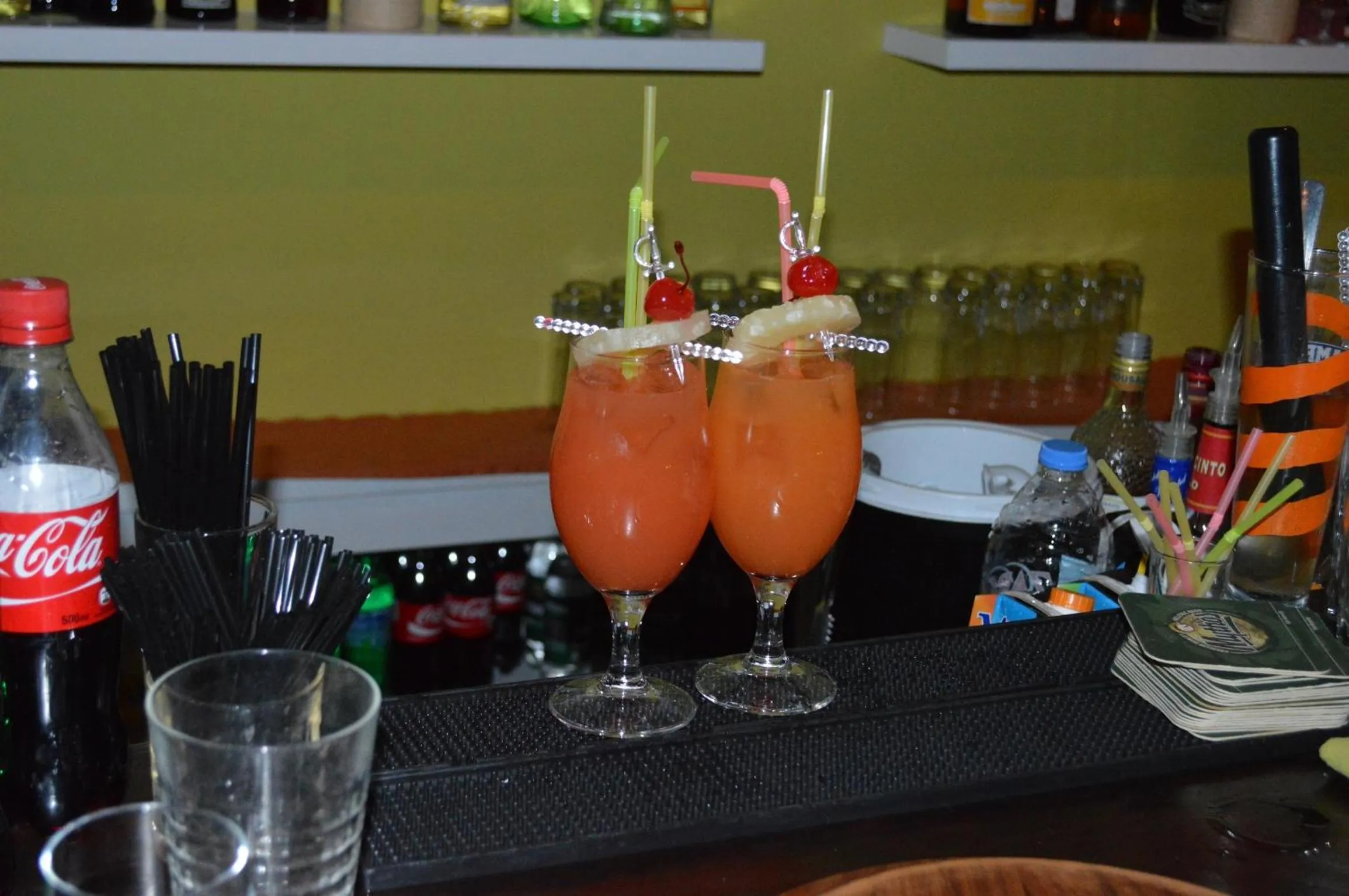 Drinks in Kamari Beach Hotel