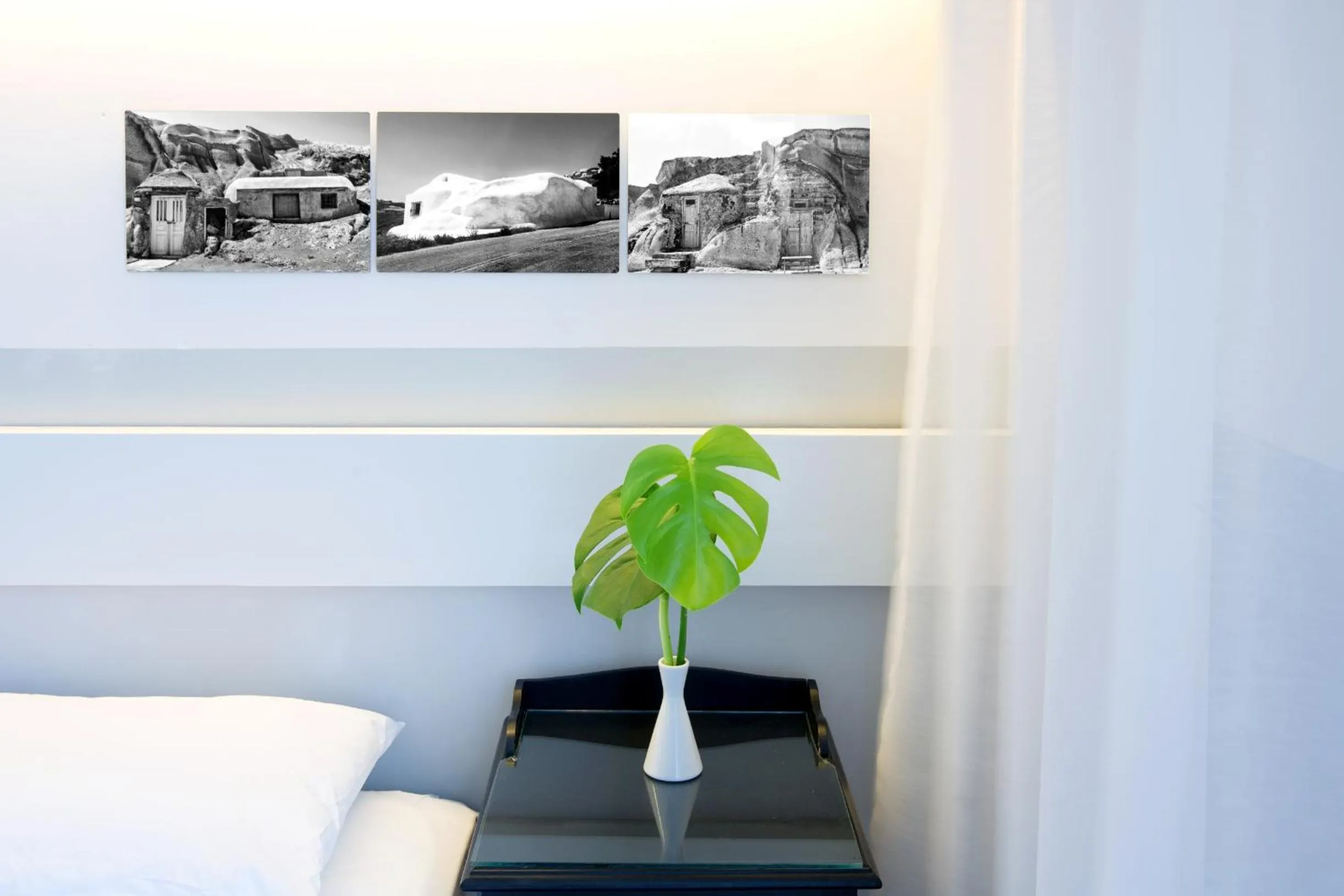 Decorative detail, Bed in Kamari Beach Hotel