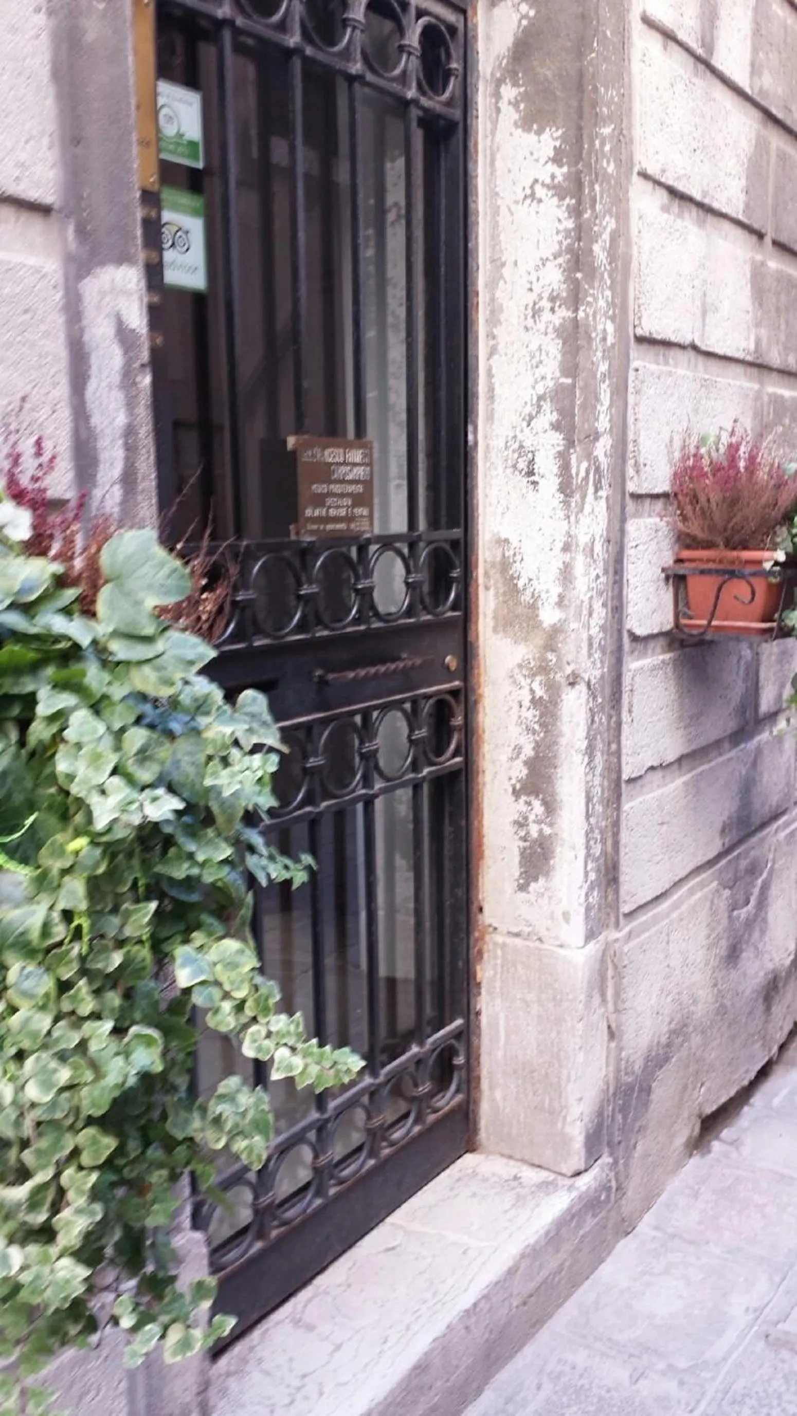 Facade/entrance in Ca' Riccio