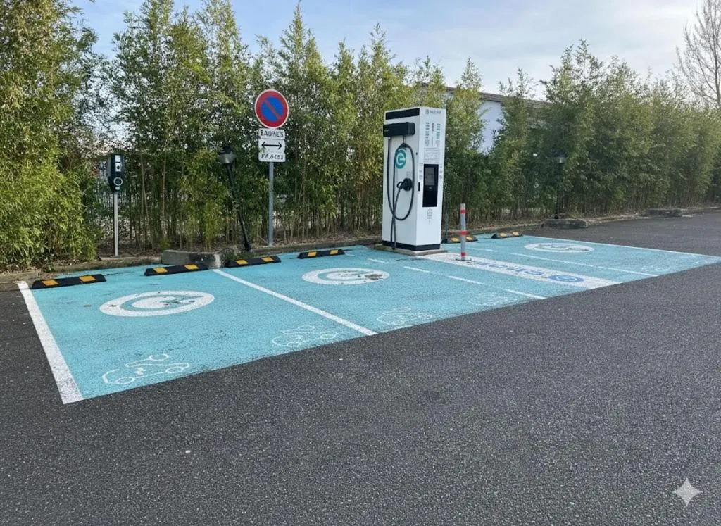 Parking in Brit Hotel Confort Montauban