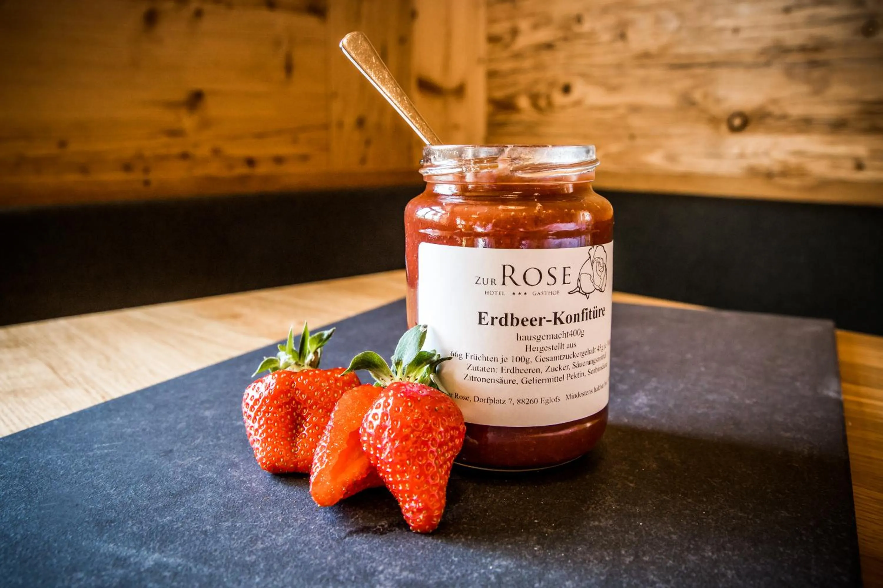 Food and drinks in Hotel zur Rose