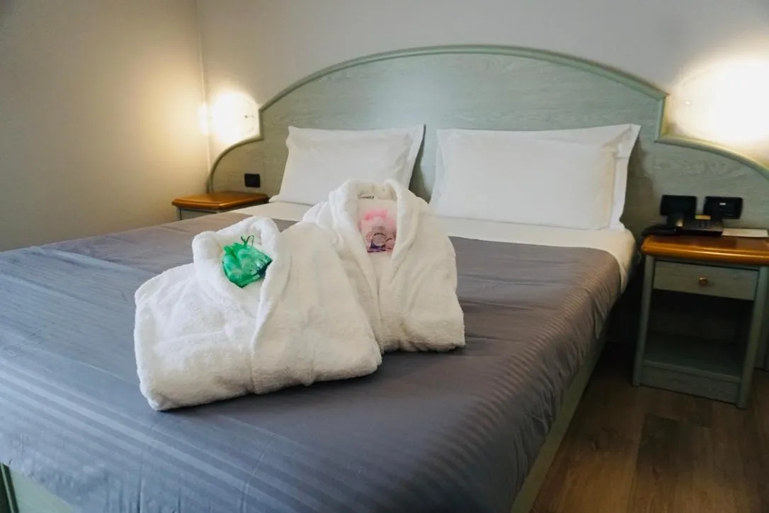 Shower, Bed in Hotel Europa Milano