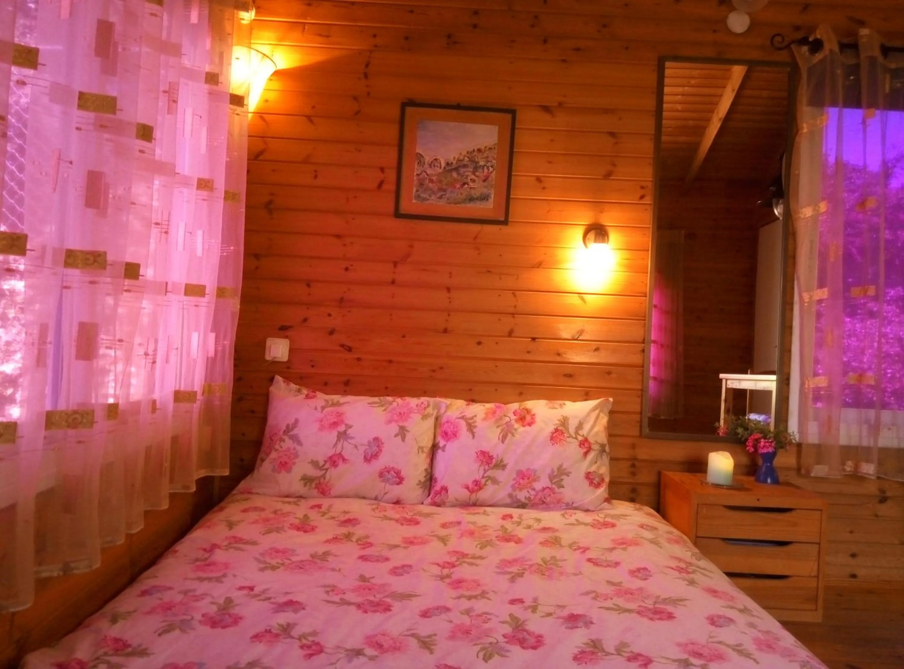 Bed in Cabin In The View