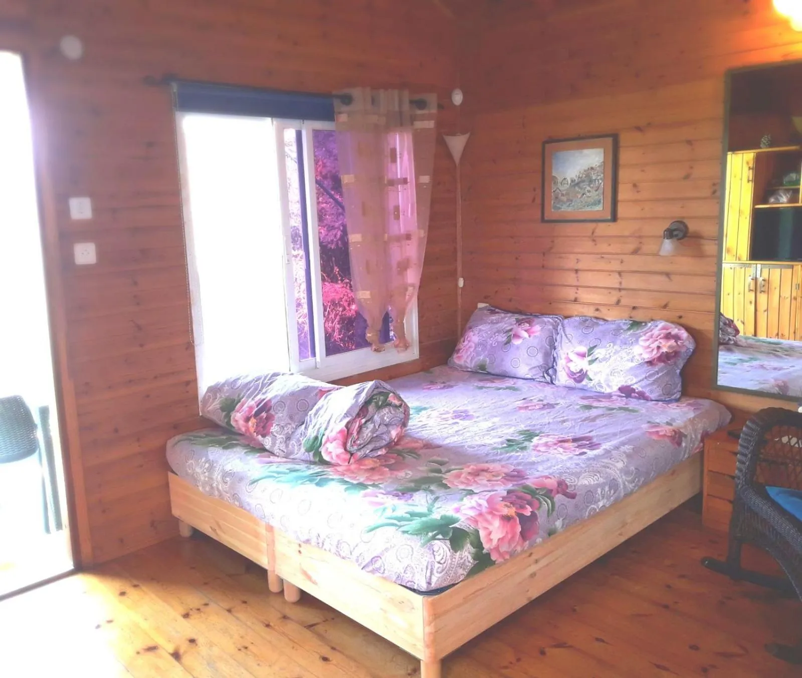 Bed in Cabin In The View