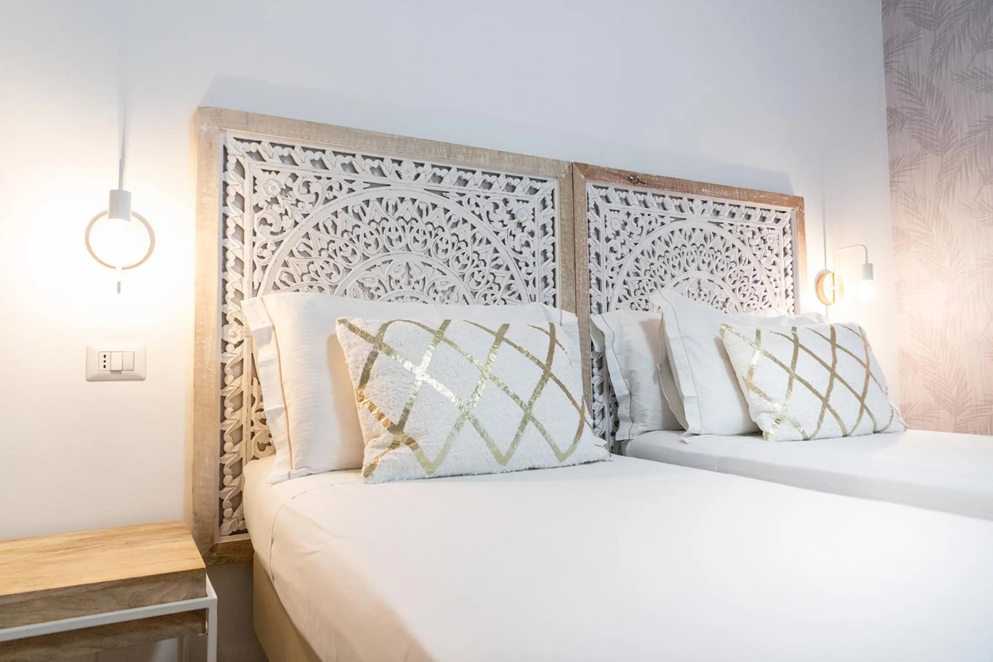 Bed in Hotel Brennero