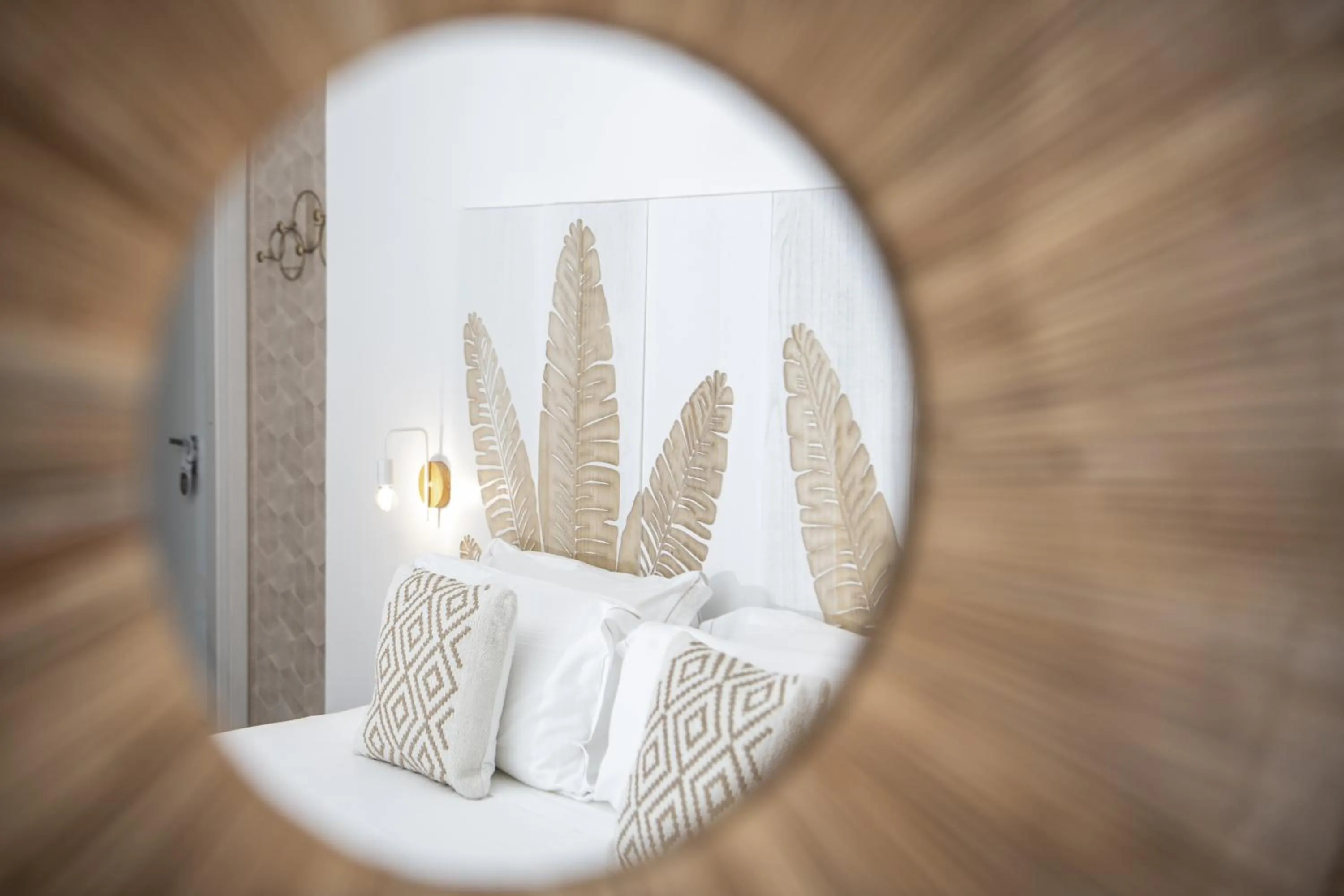 Bed in Hotel Brennero