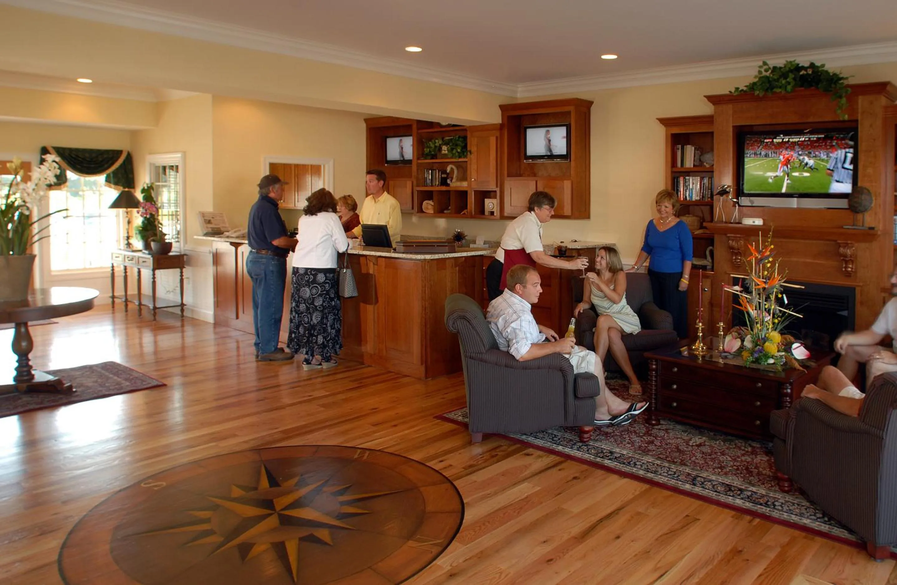 People in Smithfield Station