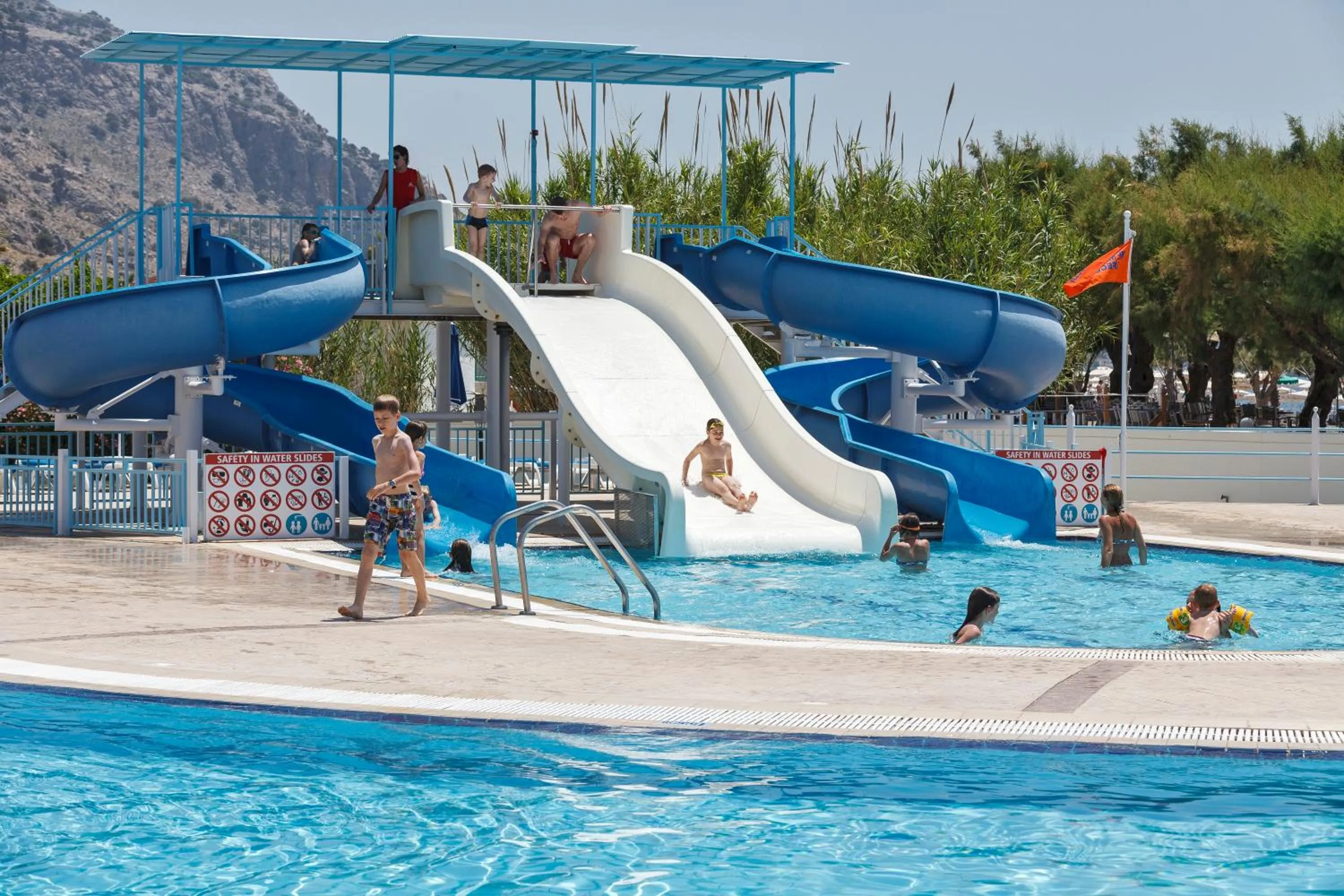 Swimming pool in Lindos Princess Beach Hotel