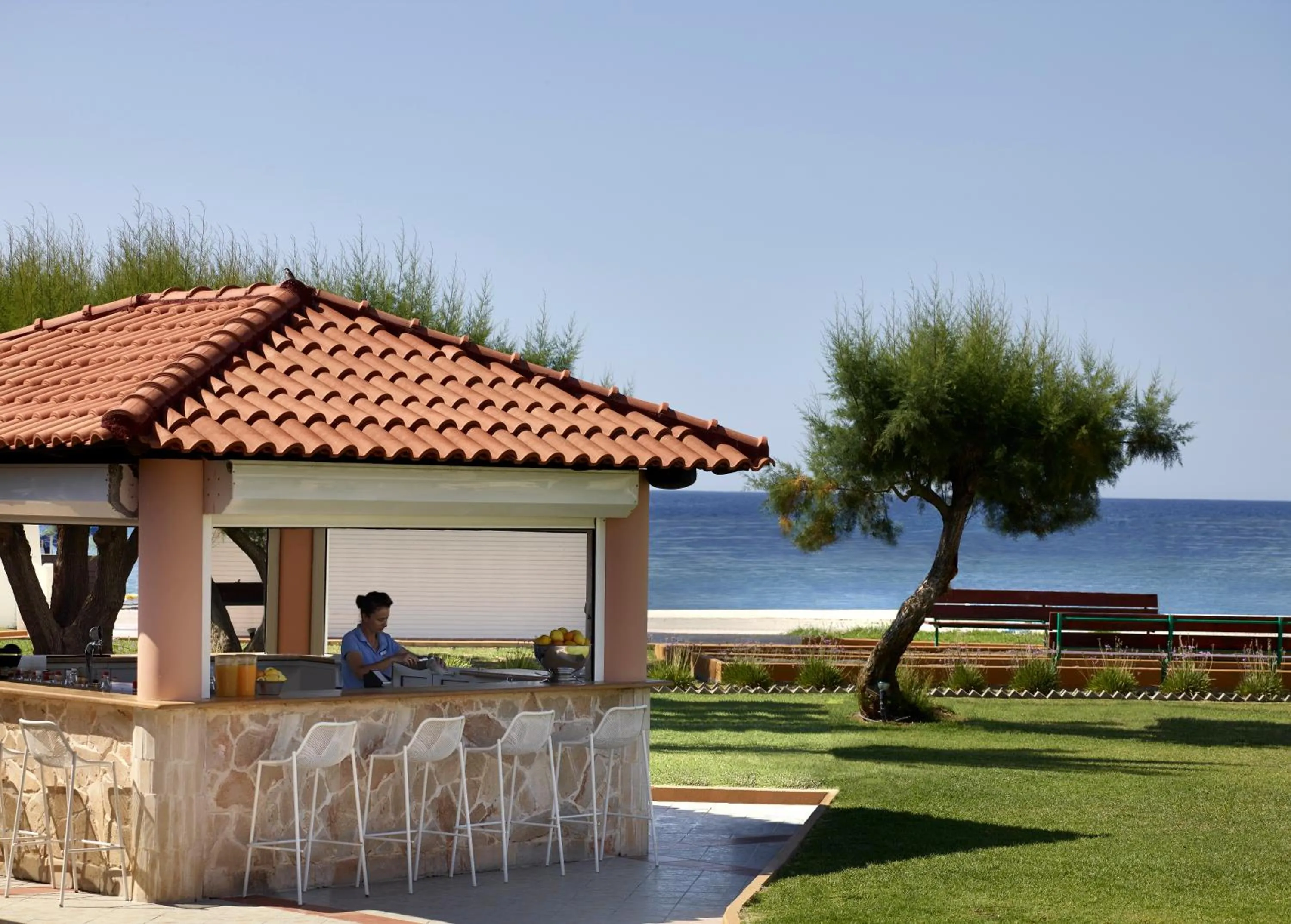 Beach in Lindos Princess Beach Hotel