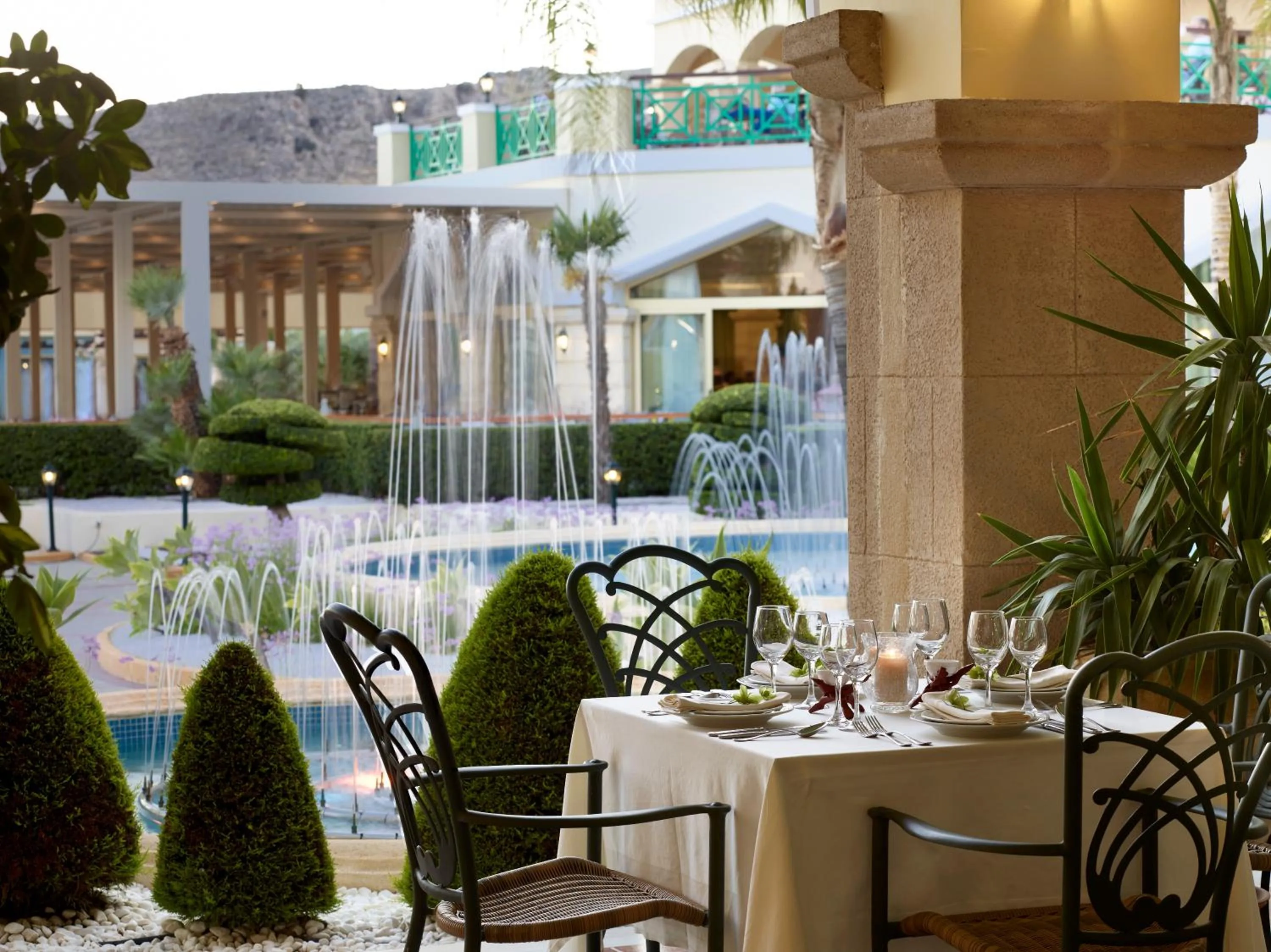 Restaurant/places to eat in Lindos Princess Beach Hotel