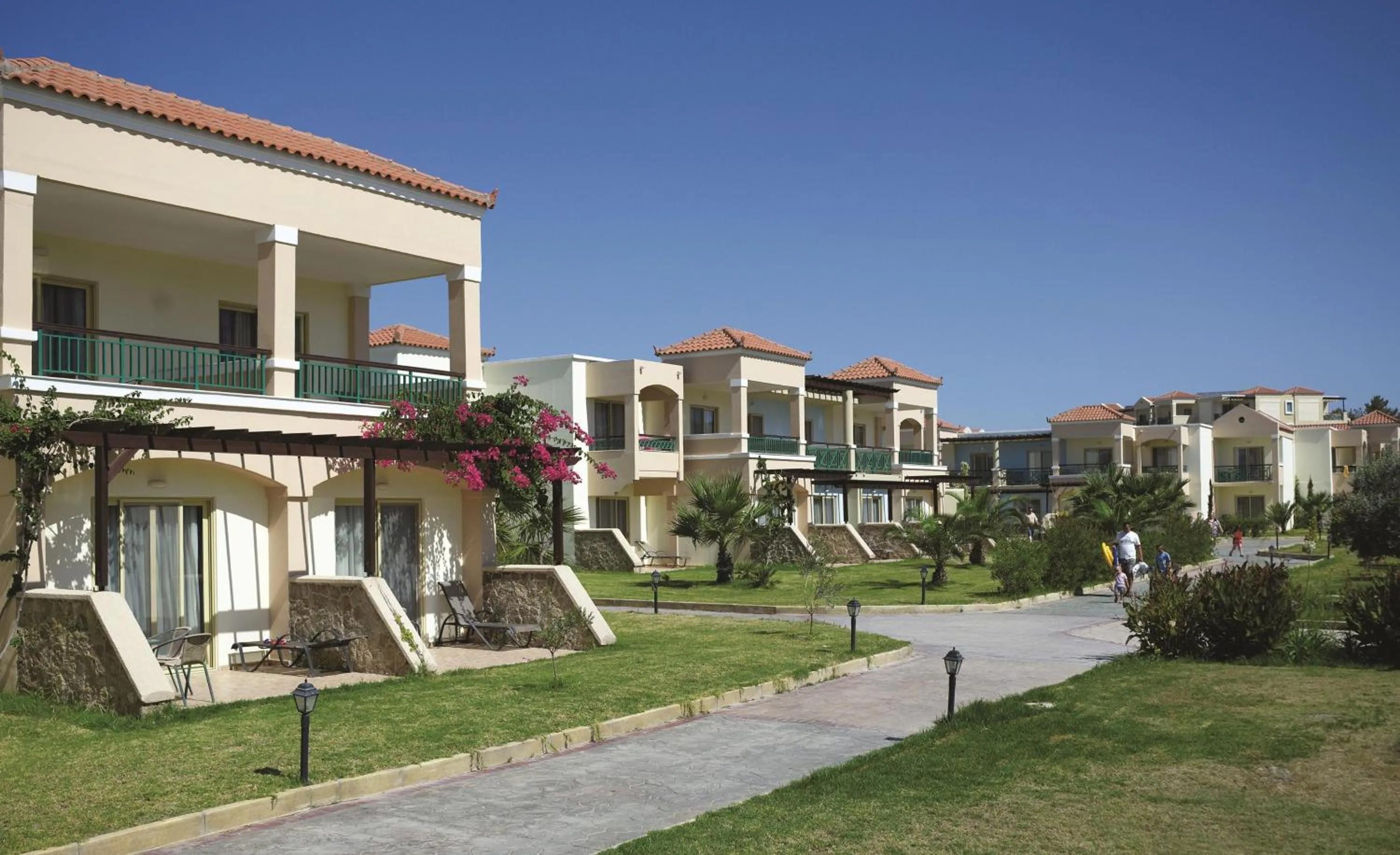 Facade/entrance in Lindos Princess Beach Hotel