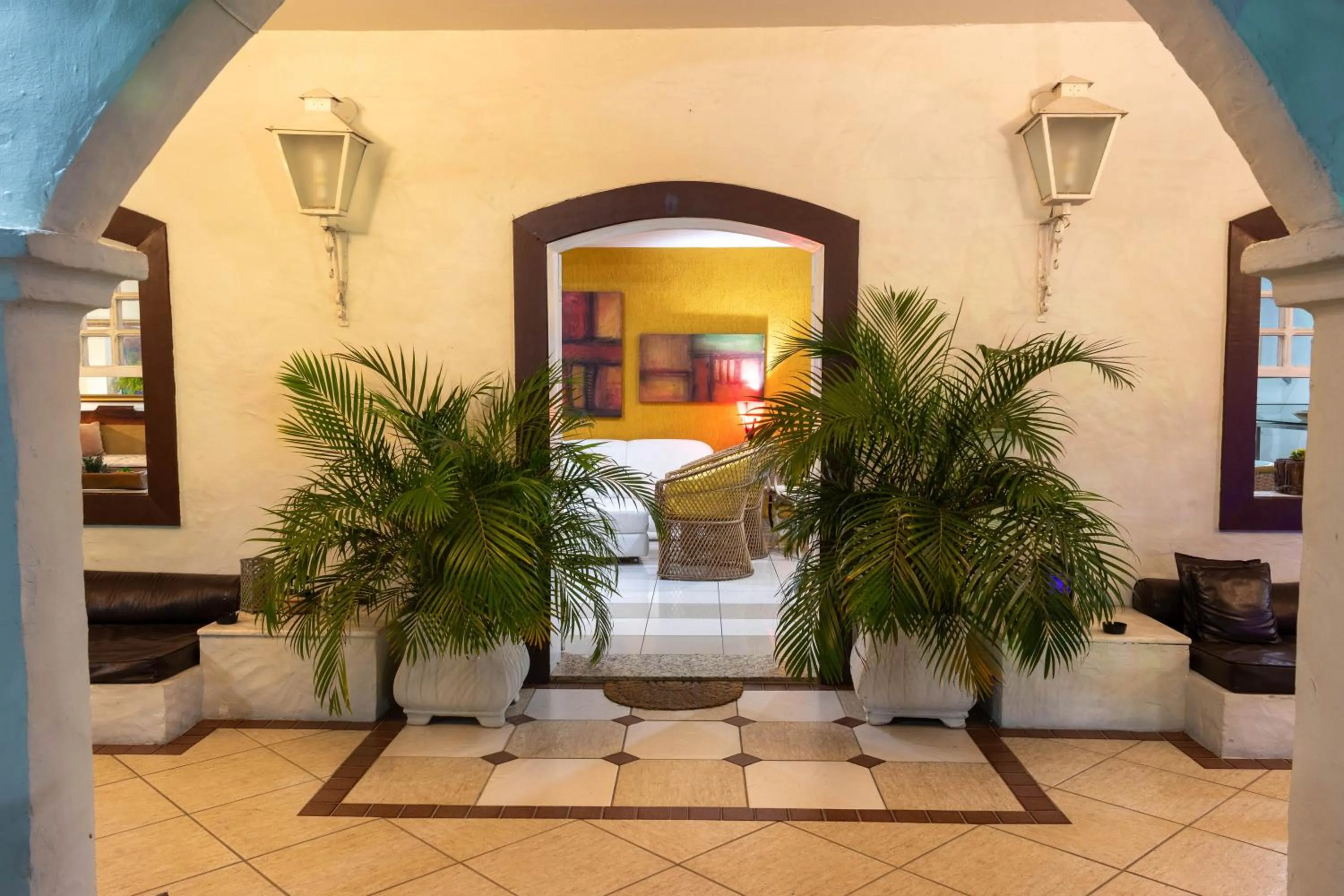 Living room in Pousada Boulevard